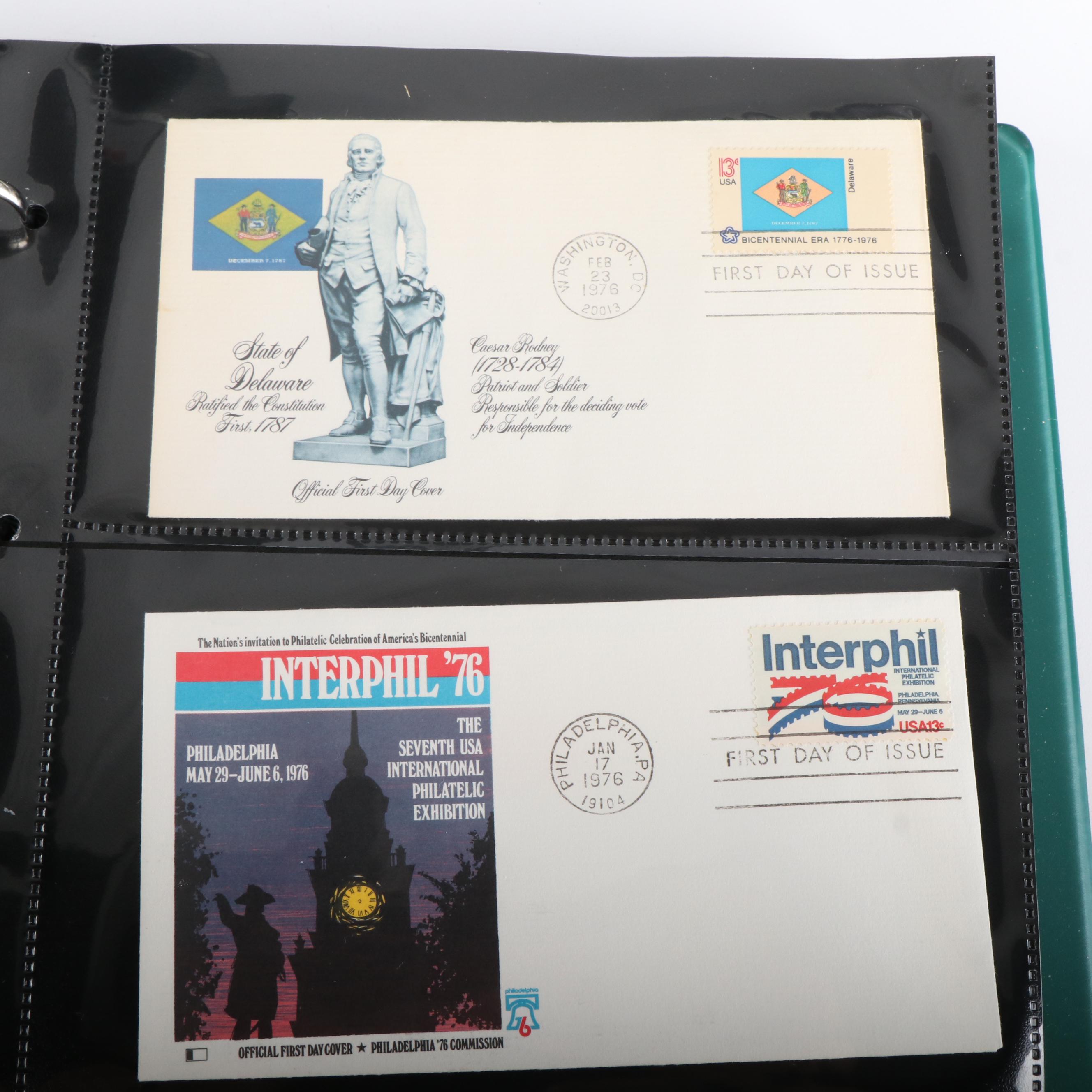 Eleven Albums of U.S. First Day Covers, Unaddressed, Various Subjects