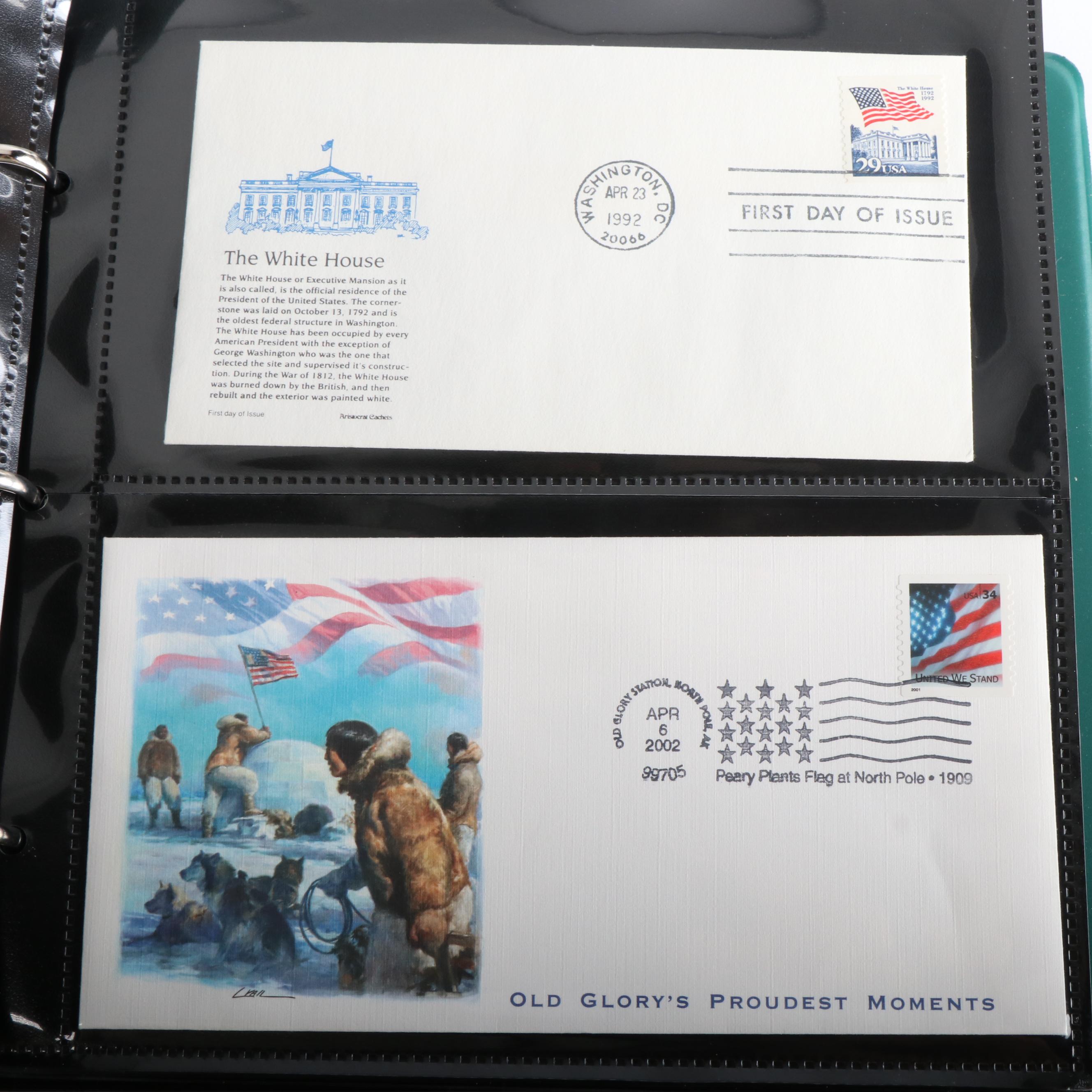 Eleven Albums of U.S. First Day Covers, Unaddressed, Various Subjects