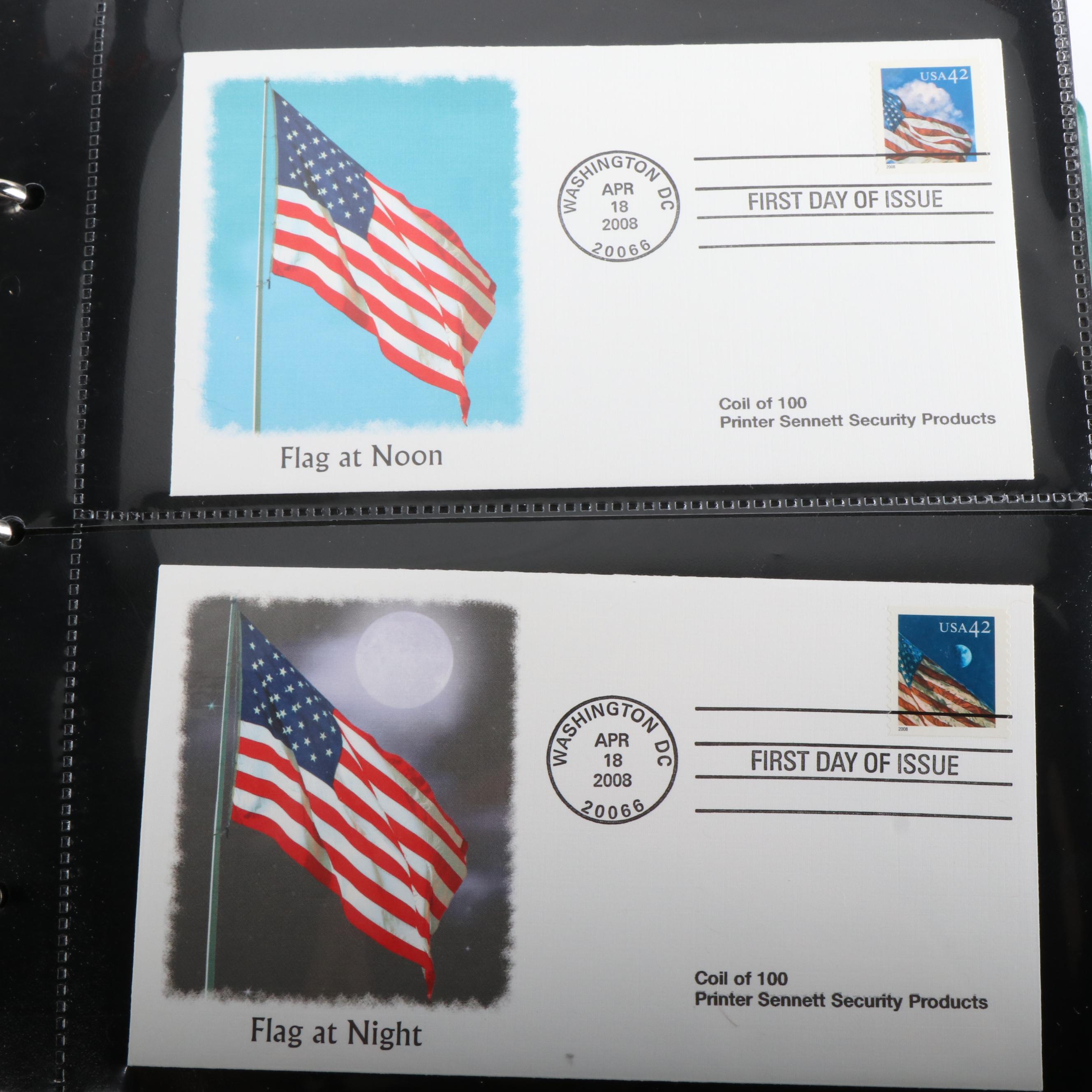 Eleven Albums of U.S. First Day Covers, Unaddressed, Various Subjects