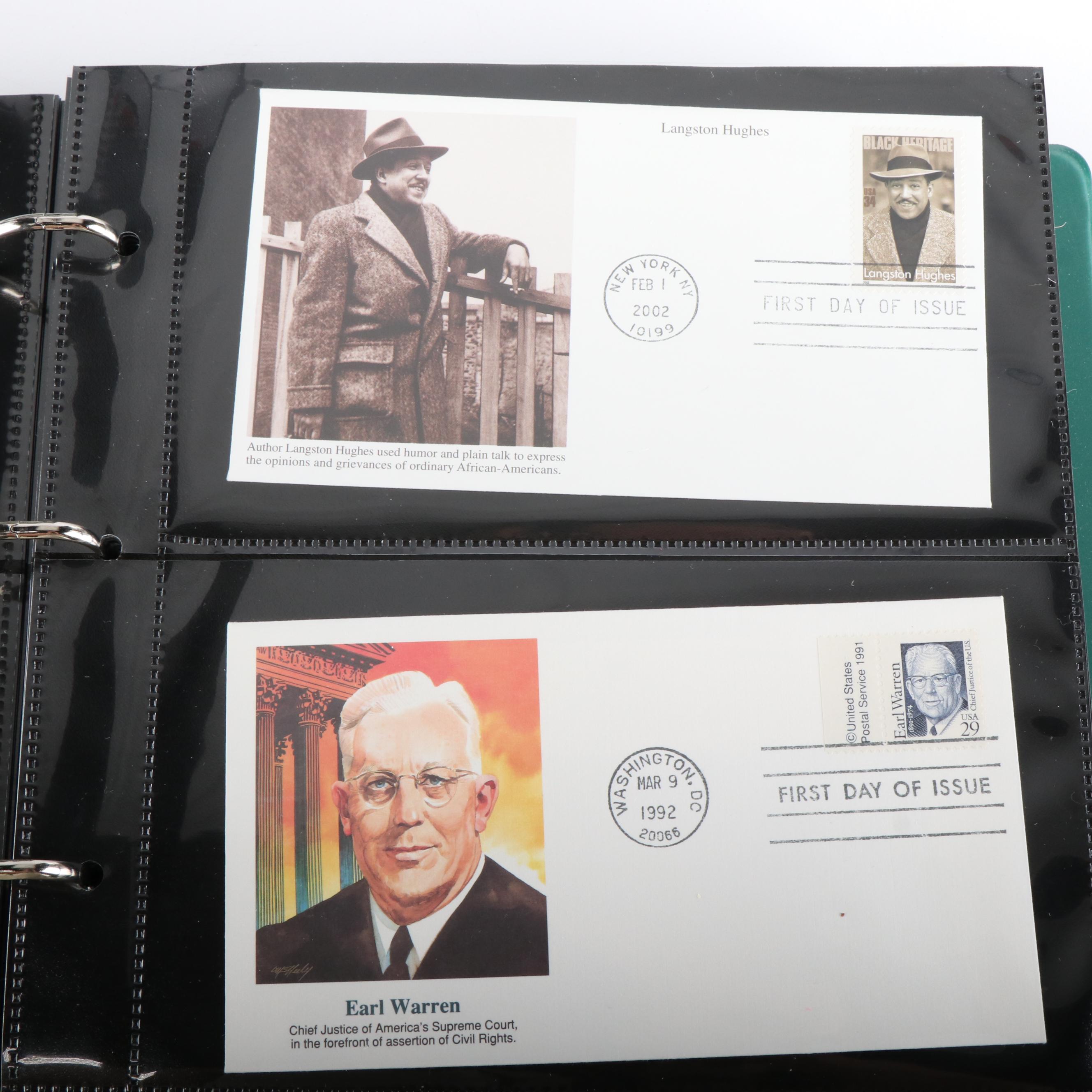 Eleven Albums of U.S. First Day Covers, Unaddressed, Various Subjects