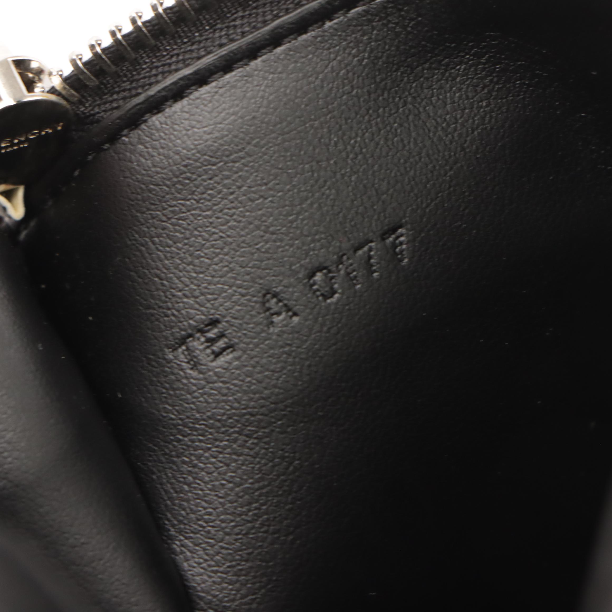 Givenchy Star Zip Clutch in Black Leather