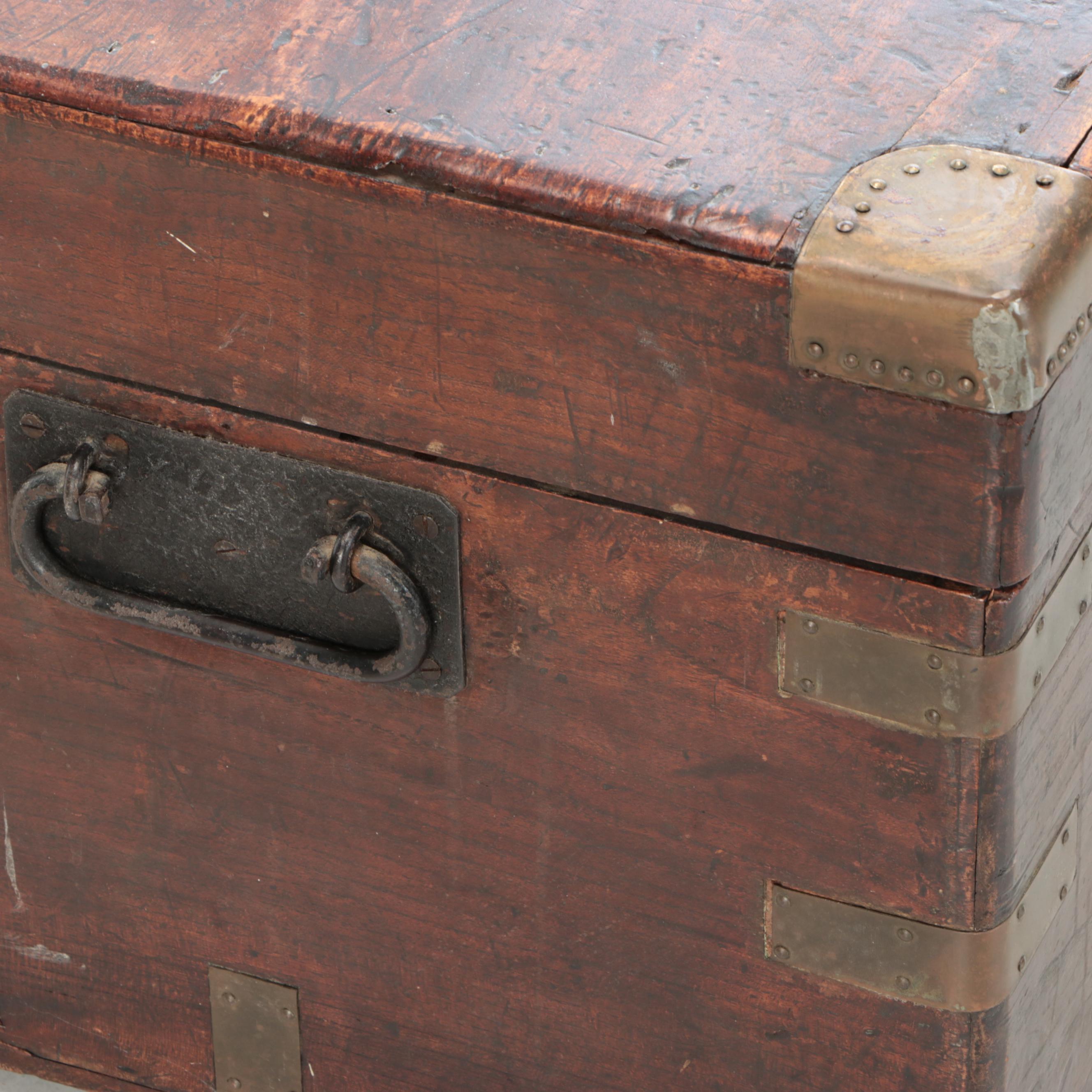 Antique Chinese Camphor Wood Trunk