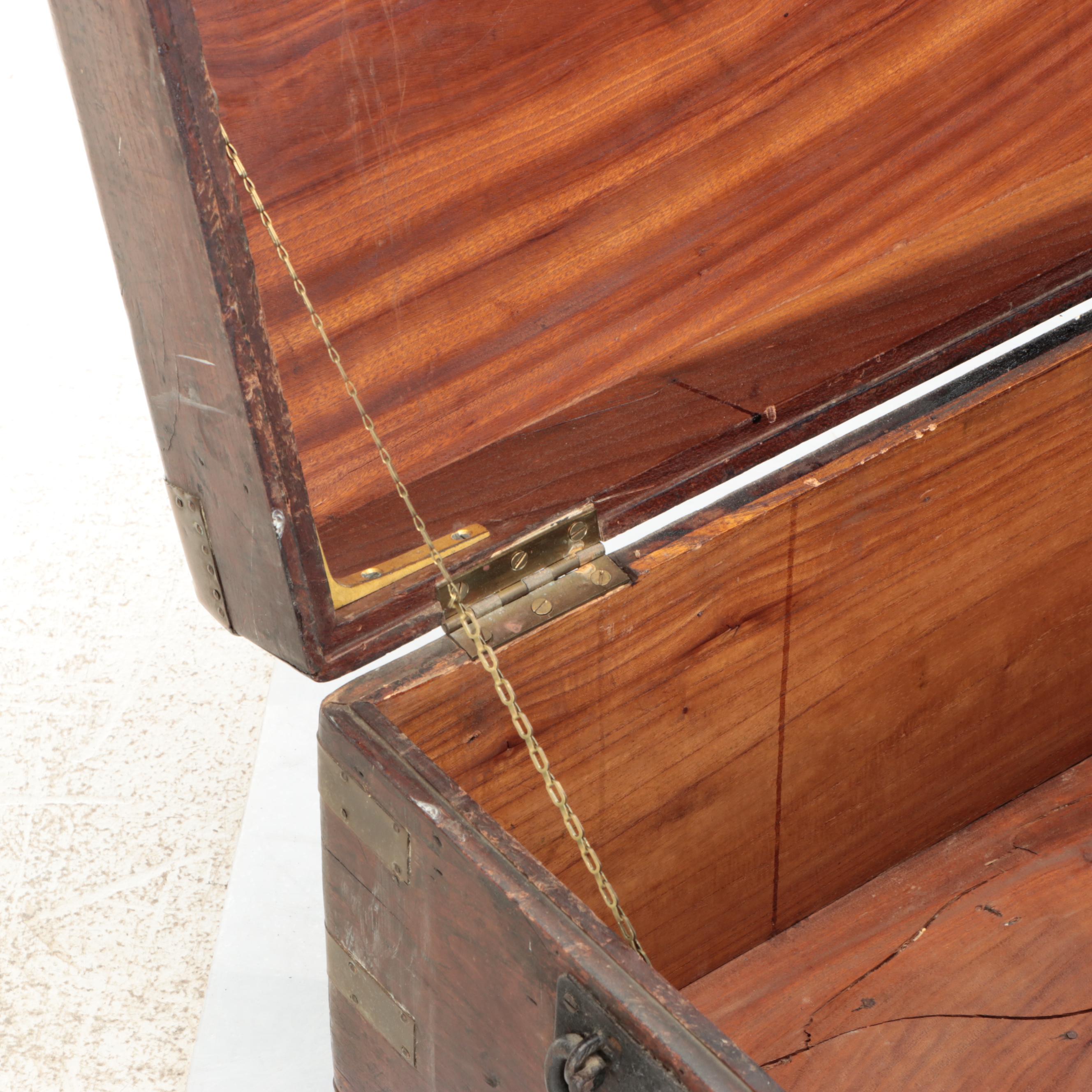 Antique Chinese Camphor Wood Trunk