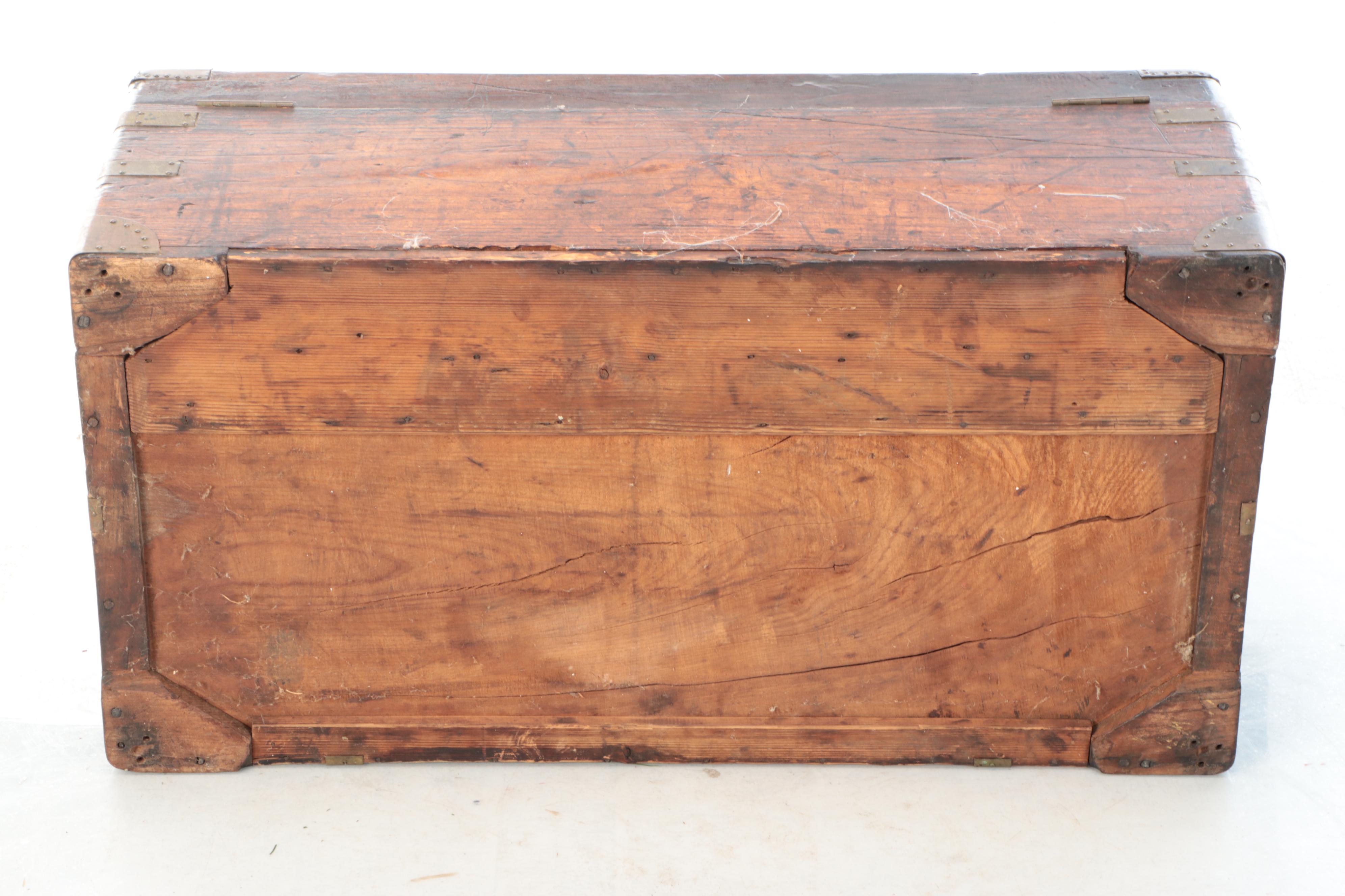 Antique Chinese Camphor Wood Trunk