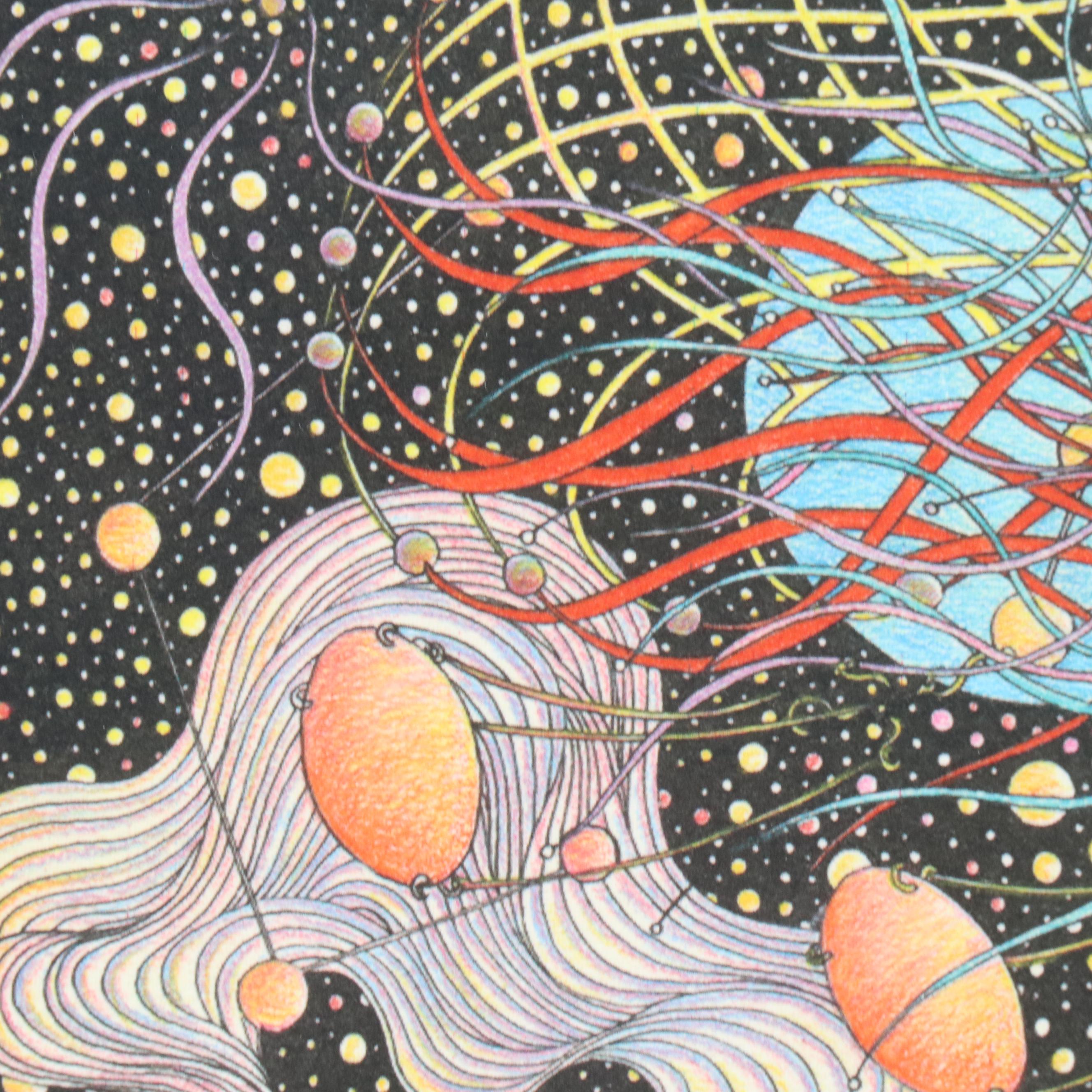 Guillaume Azoulay Surrealist Giclée "Nocturne," 2000