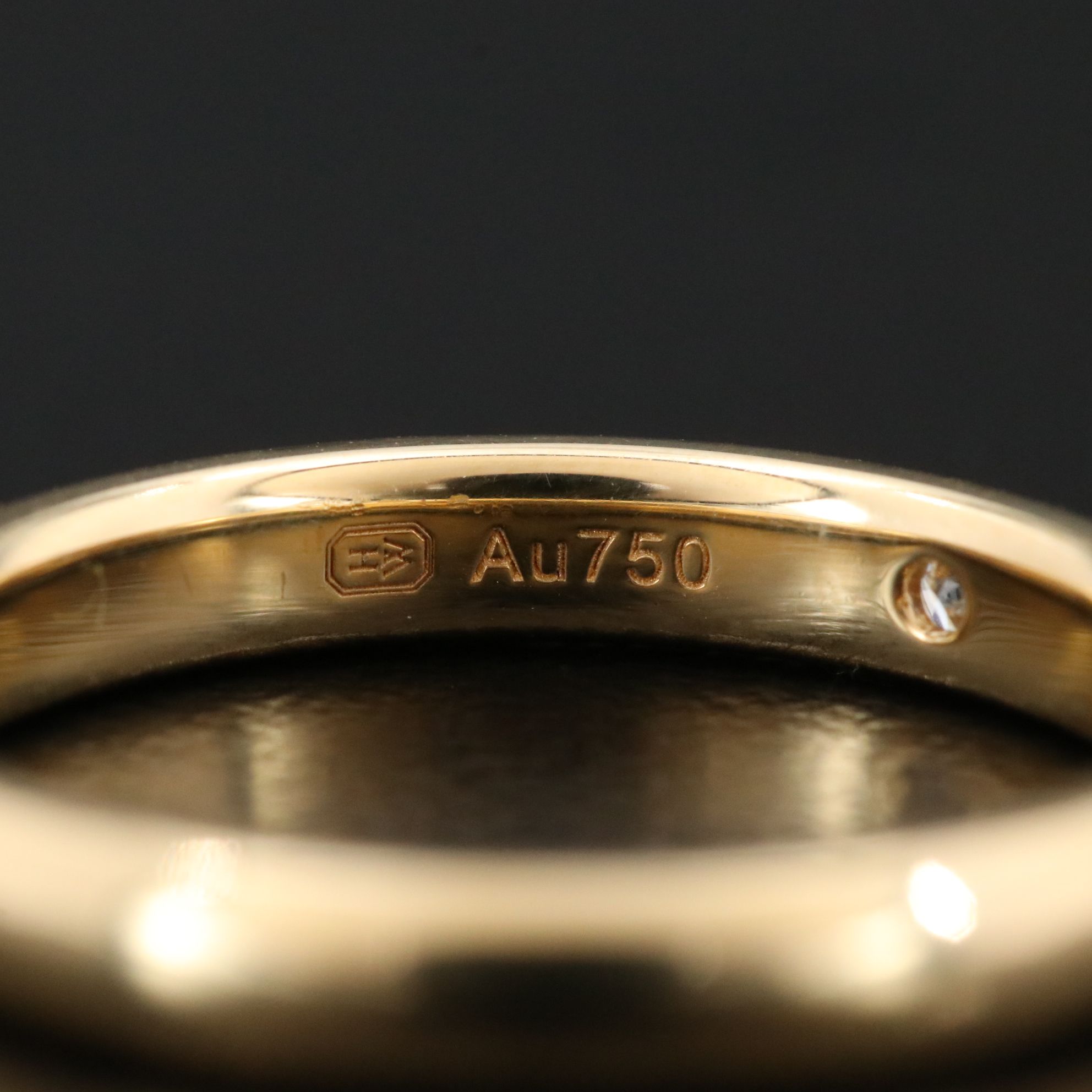 Harry Winston 18K Classic Band with Diamond Accent