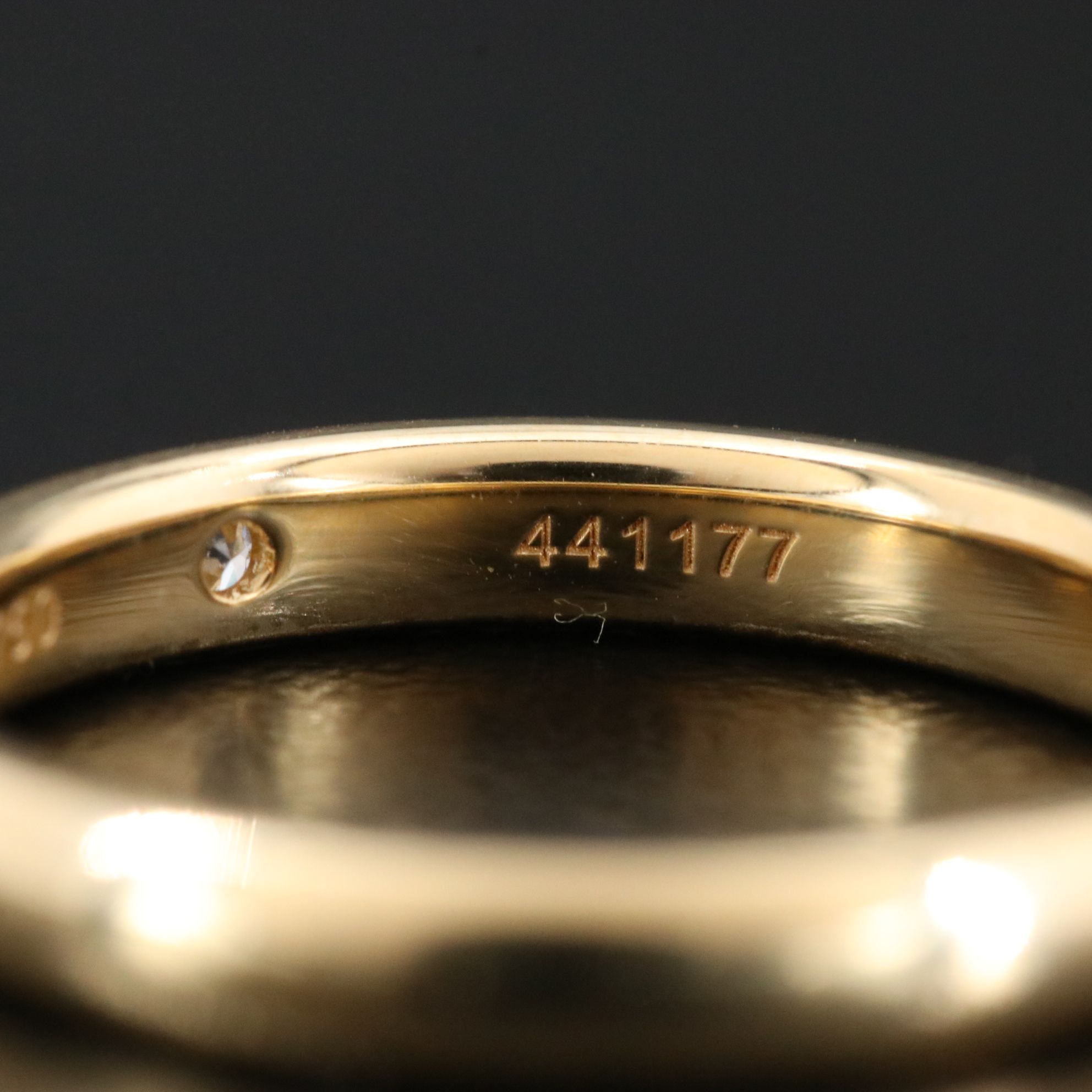 Harry Winston 18K Classic Band with Diamond Accent