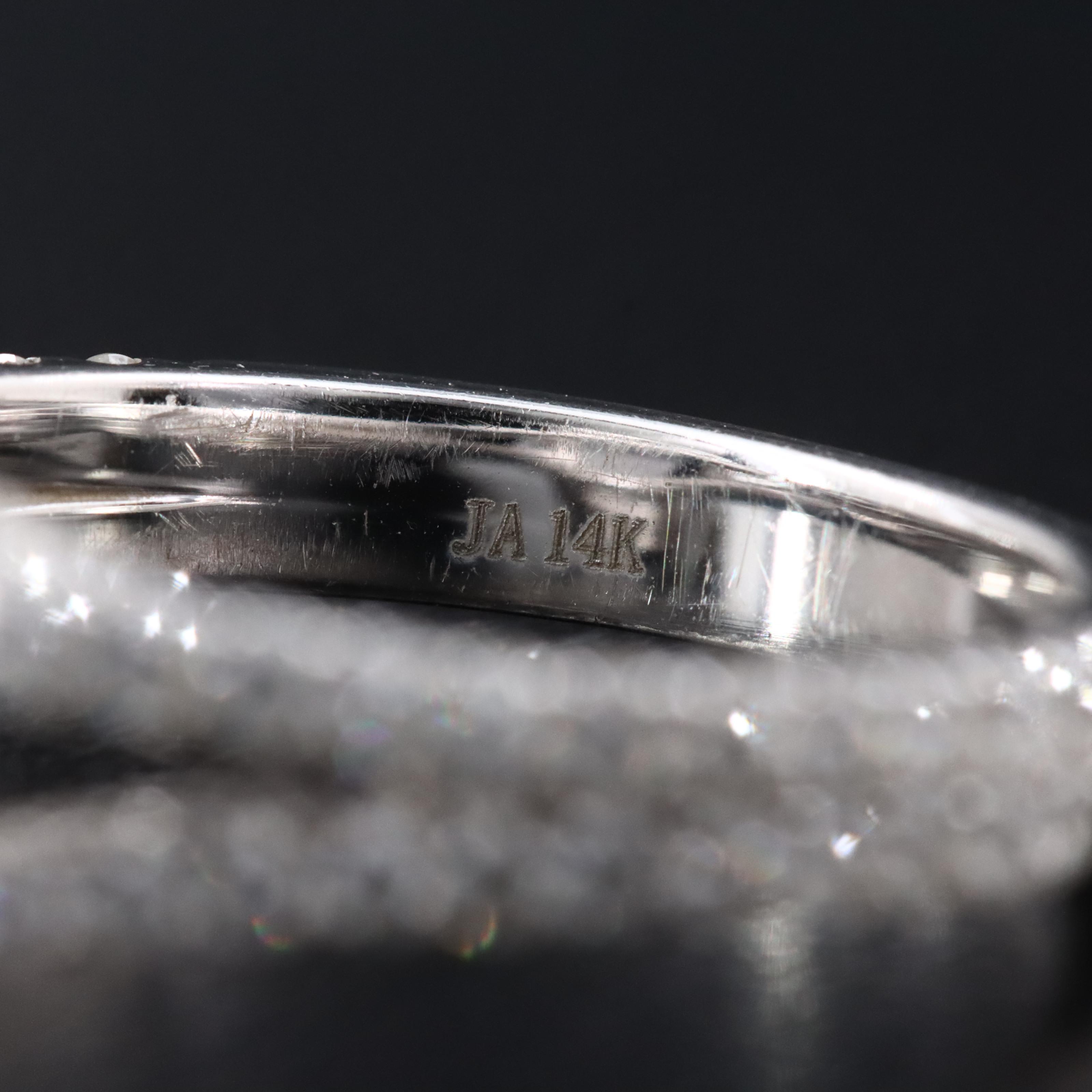 14K 0.95 CTW Diamond Semi-Mount Ring