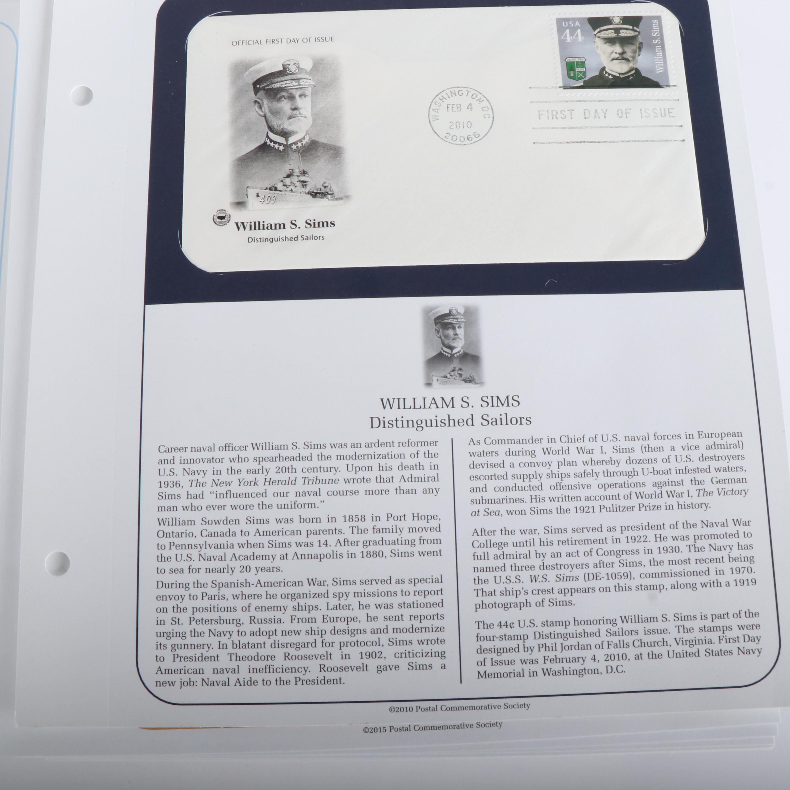 Approximately 600 U.S. First Day Covers Mounted in Panels, 2000s