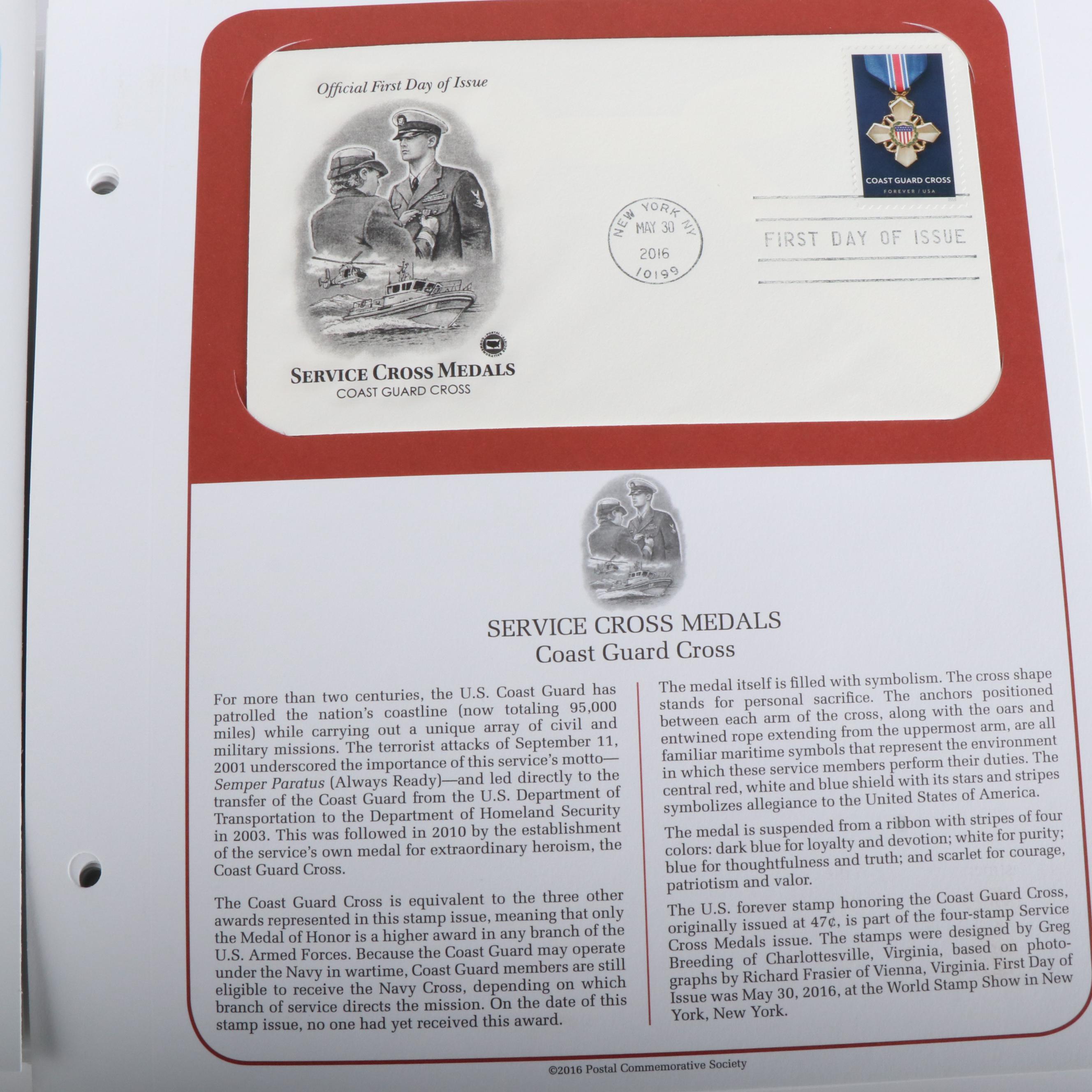 Approximately 600 U.S. First Day Covers Mounted in Panels, 2000s