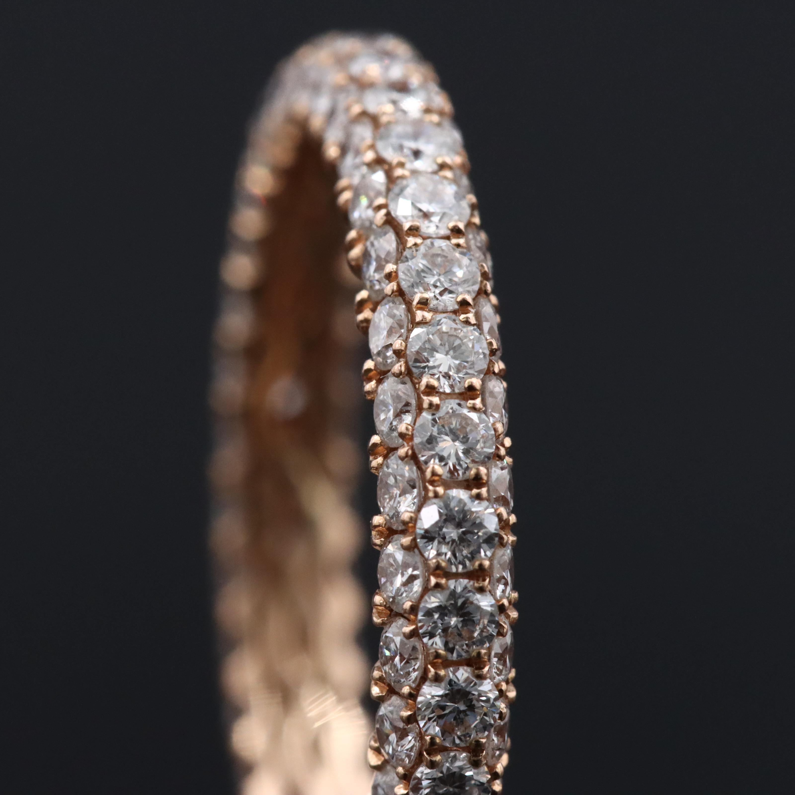 18K Rose Gold 2.02 CTW Diamond Eternity Band