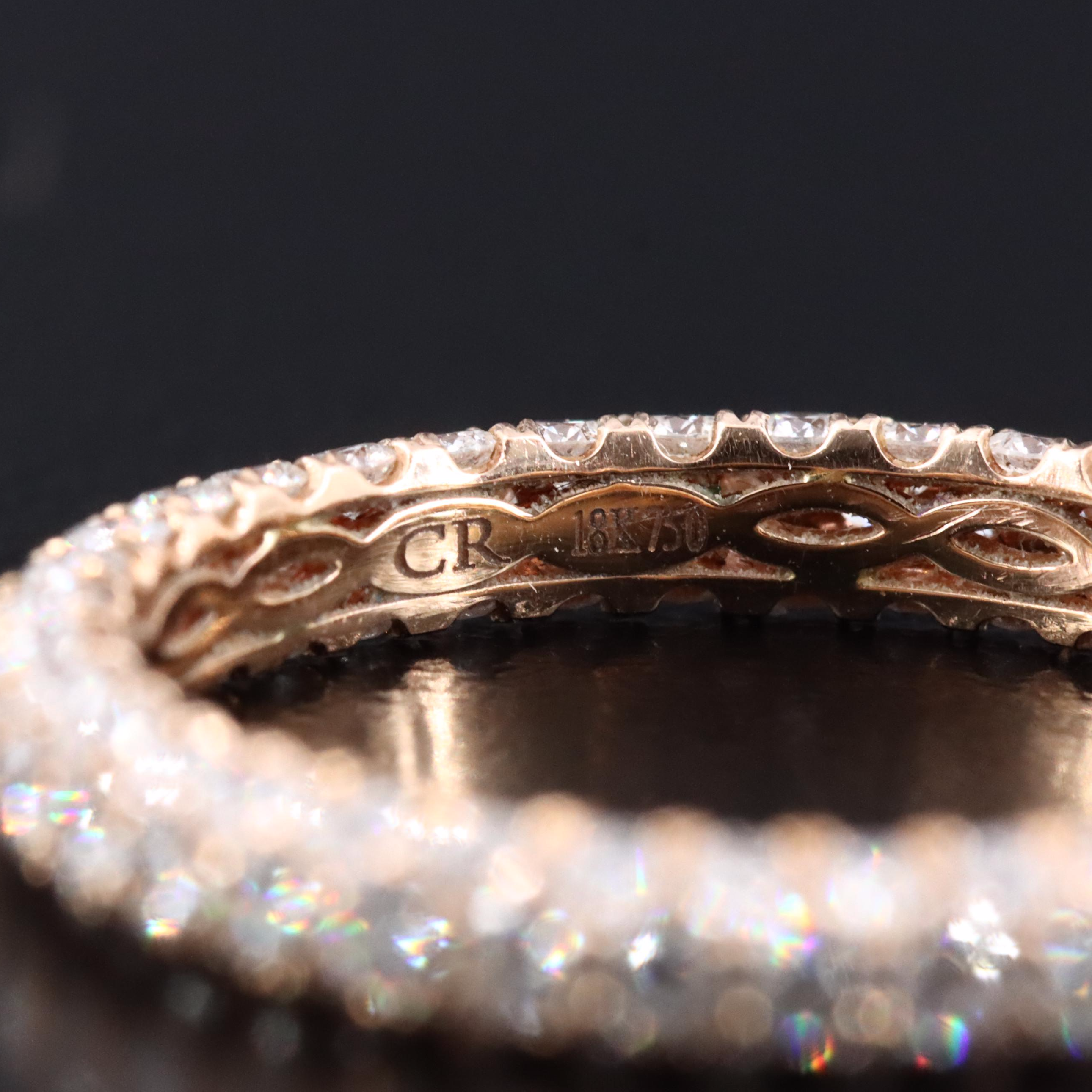 18K Rose Gold 2.02 CTW Diamond Eternity Band