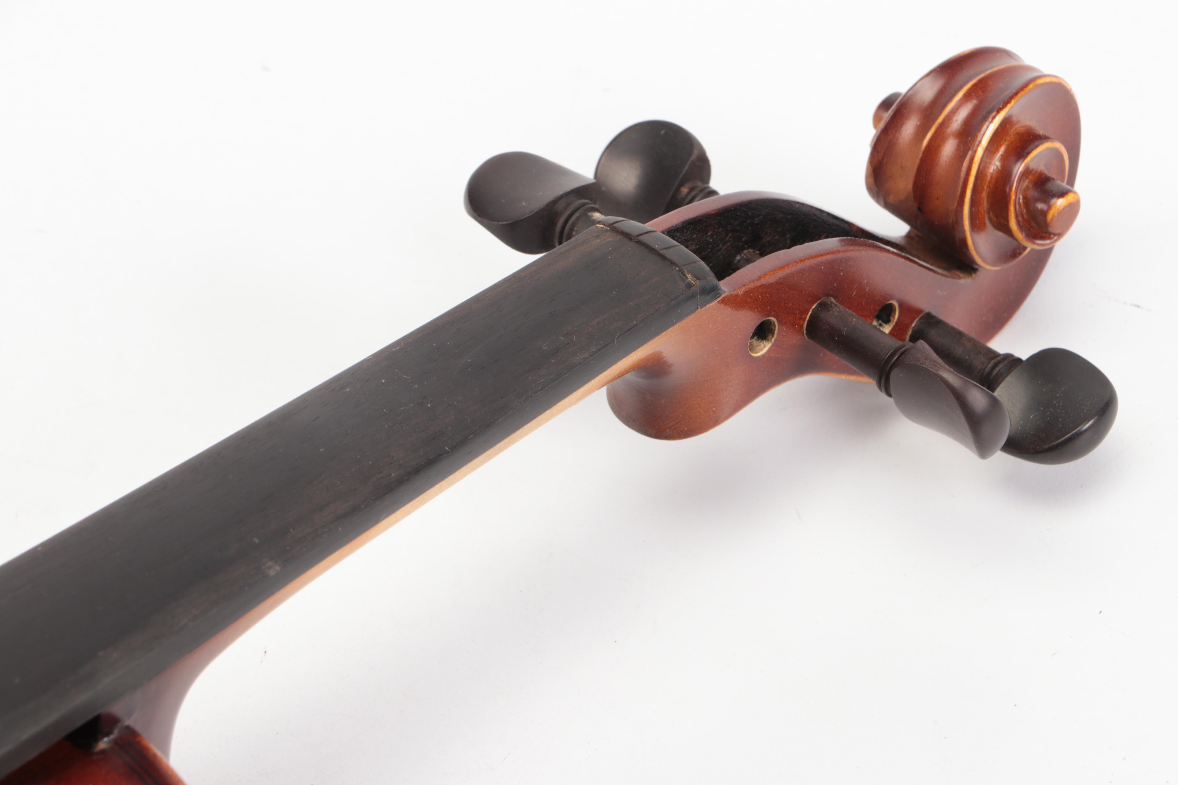 Rossetti Acoustic Electric Violin with Canvas and Velour Coffin Case