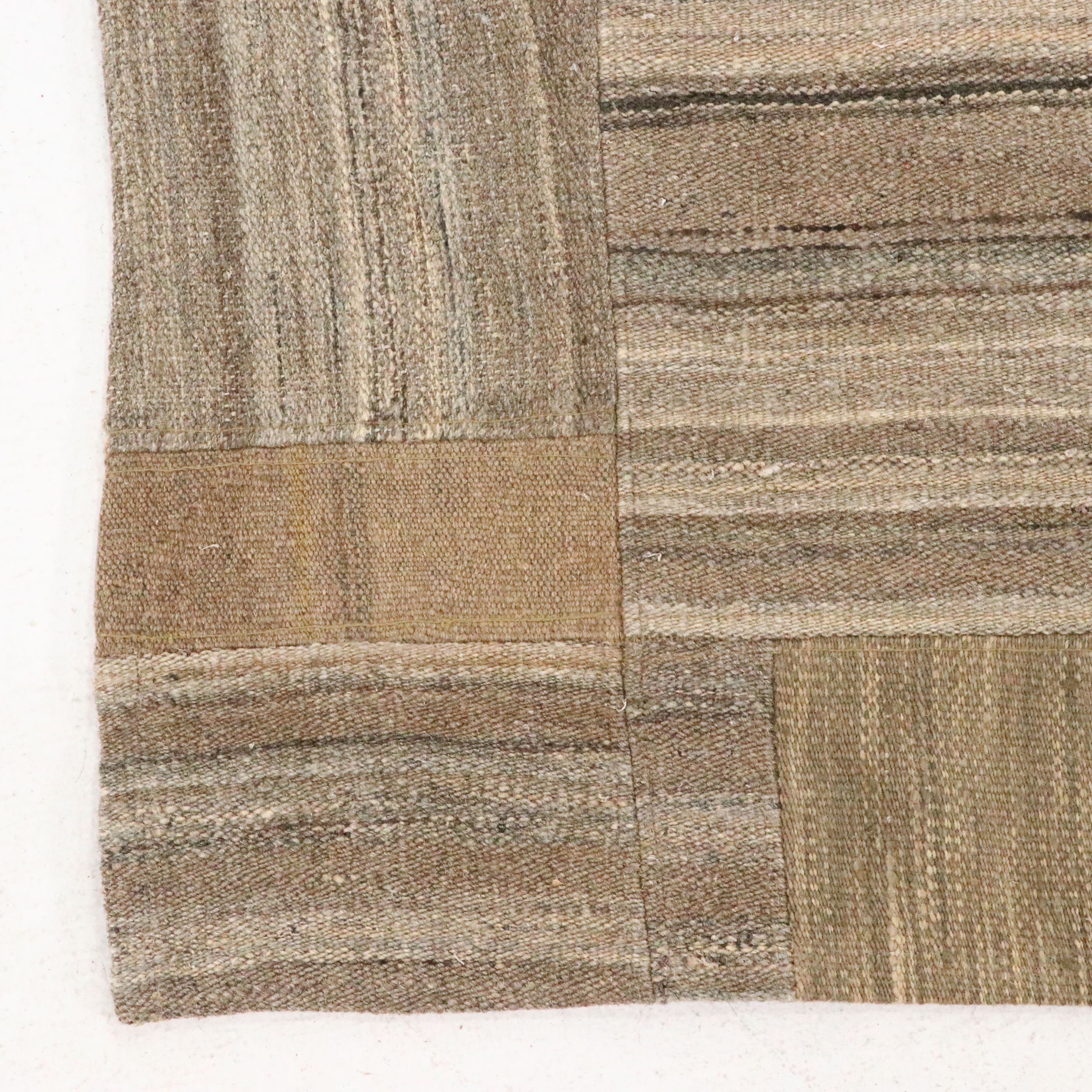 6'8 x 9'5 Handwoven Patchwork Kilim Area Rug