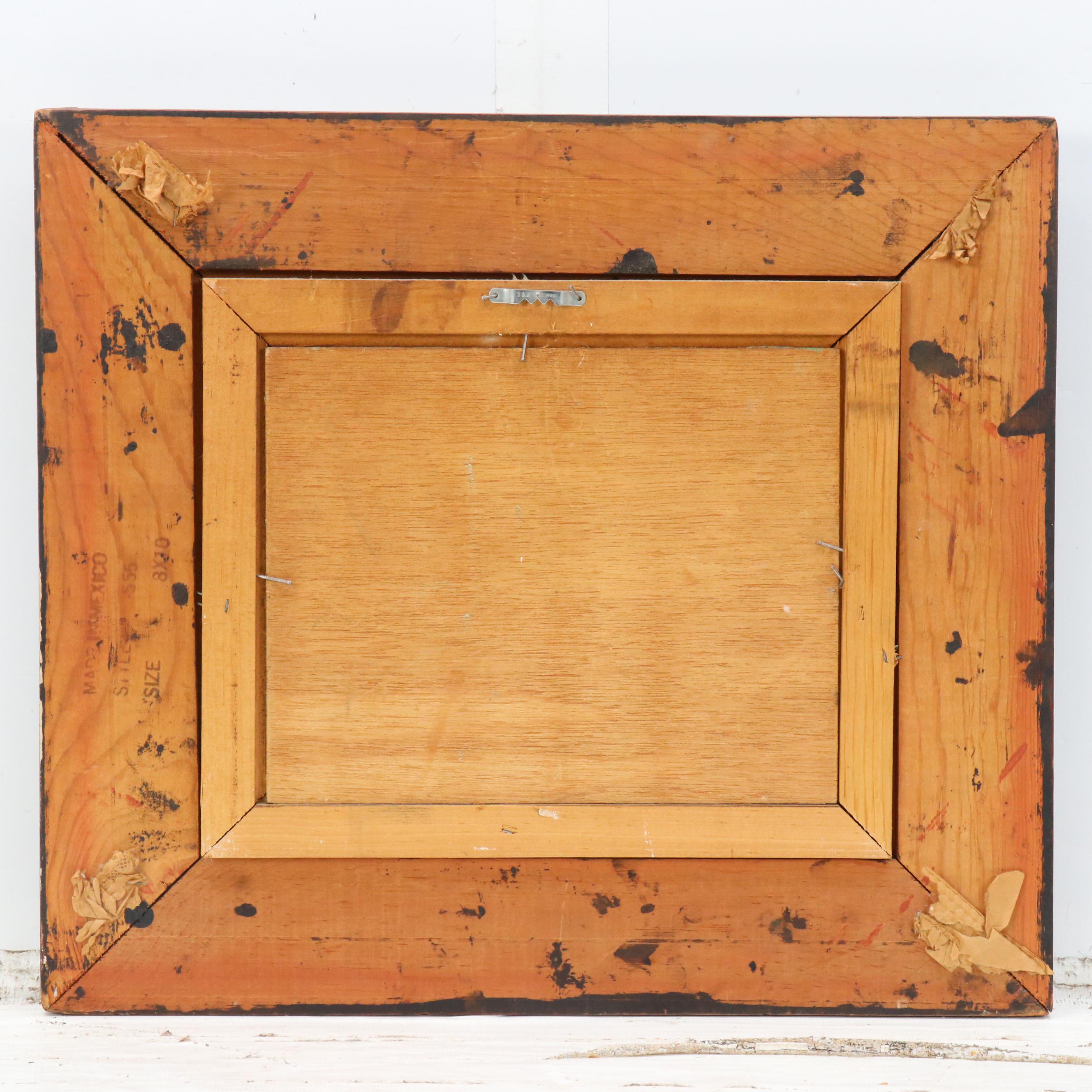 W. Bonsall Cityscape Oil Painting, Early to Mid-20th Century