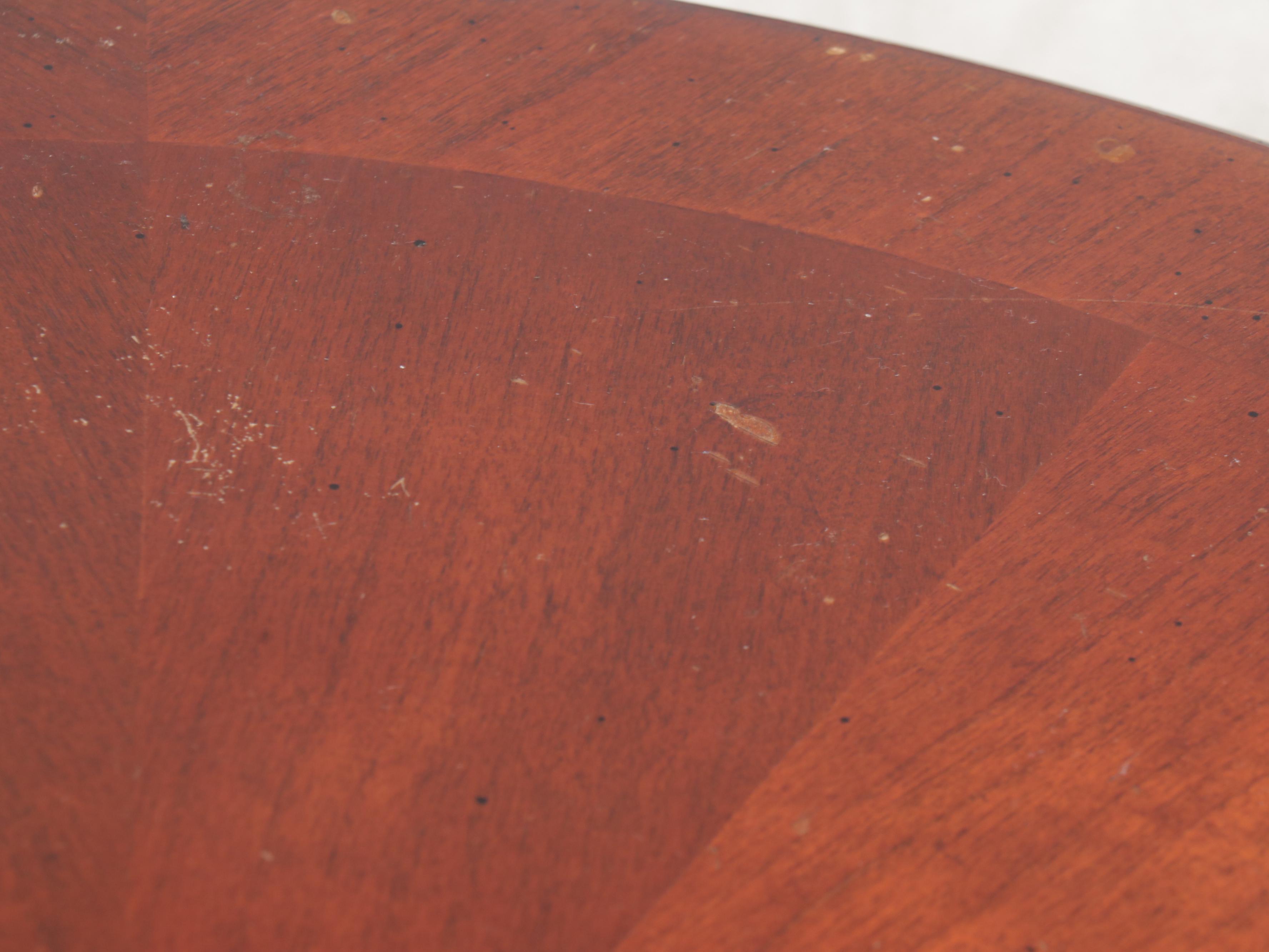 Butler Specialty Company Queen Anne Style Cherry Finish Demilune Table