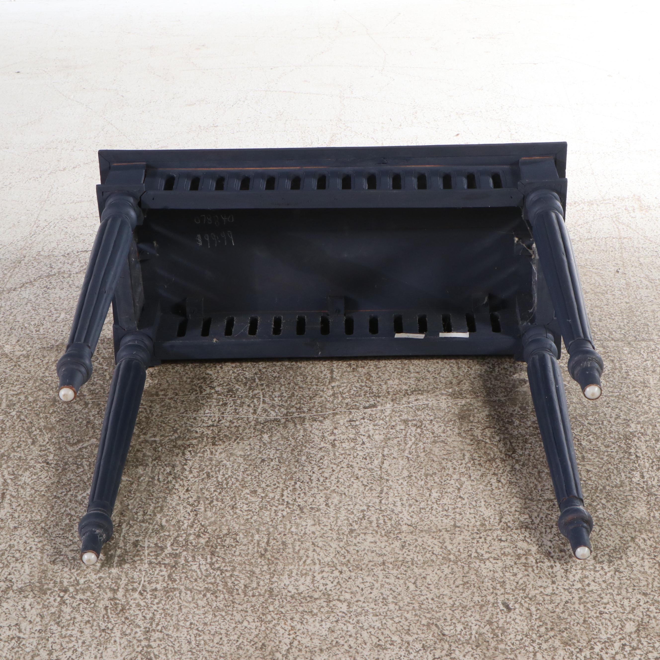 Venetian Inspired Pierced-Apron Painted Wooden Table