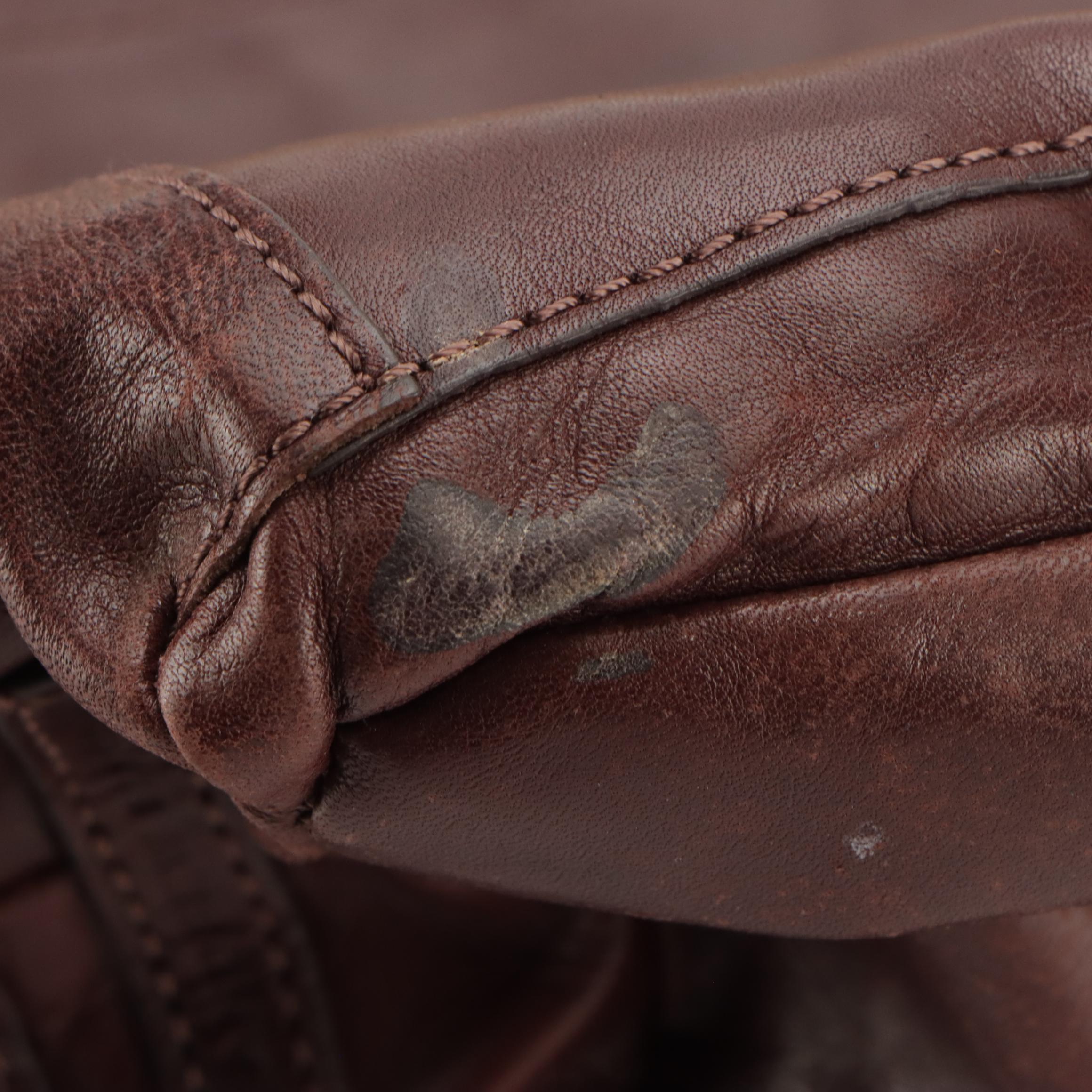 Andrew Marc Large Front Flap Messenger Bag in Leather