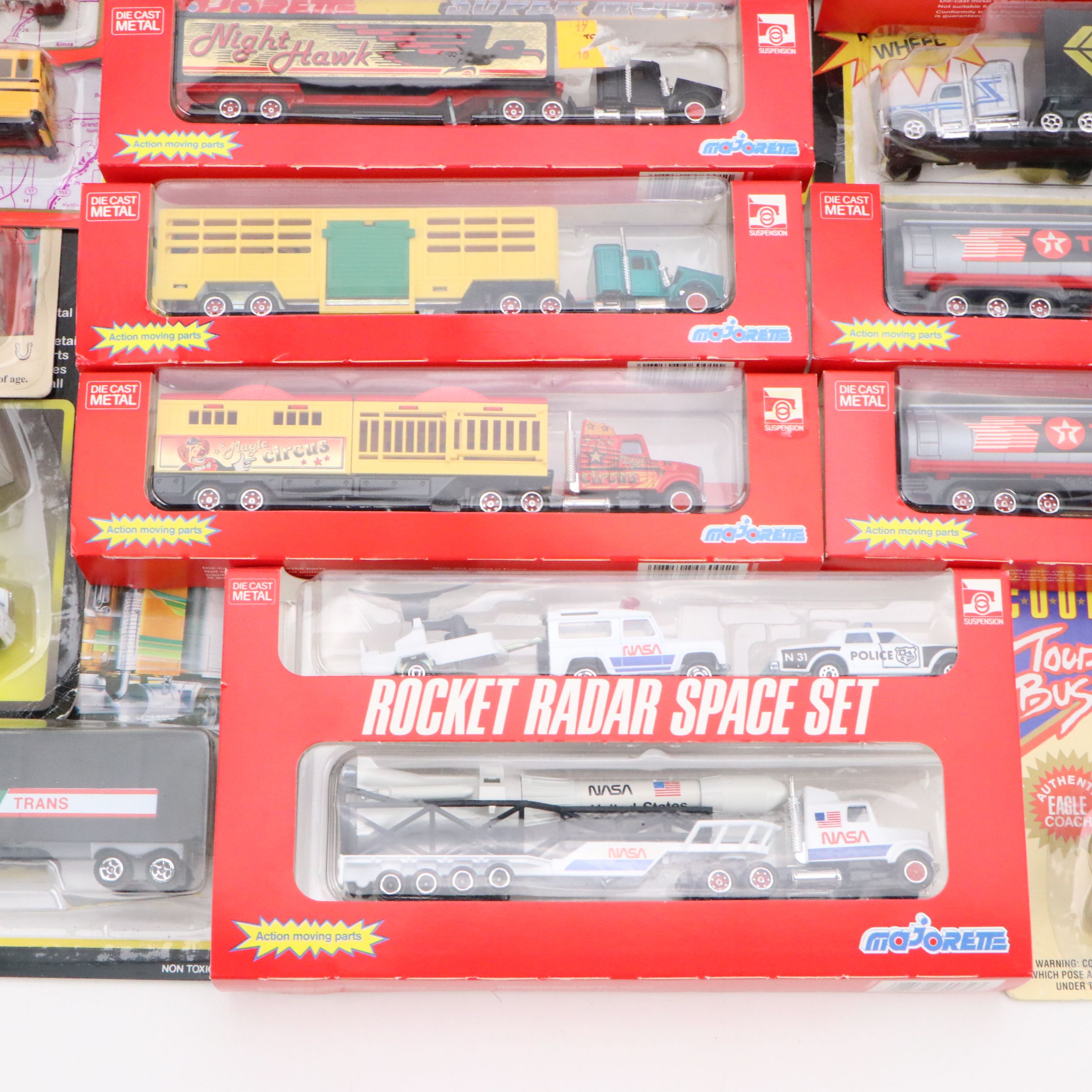 Majorette "Rocket Radar Space Set," Maisto "Transport Hauler" and More Toy Cars
