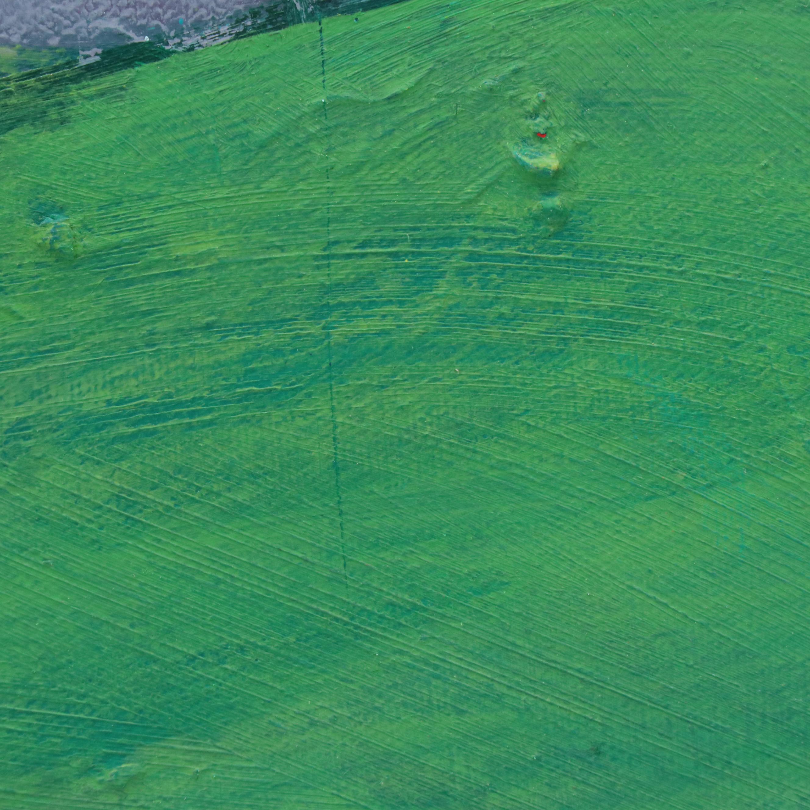 Janice Guttman Stylized Landscape Acrylic Painting, 2000