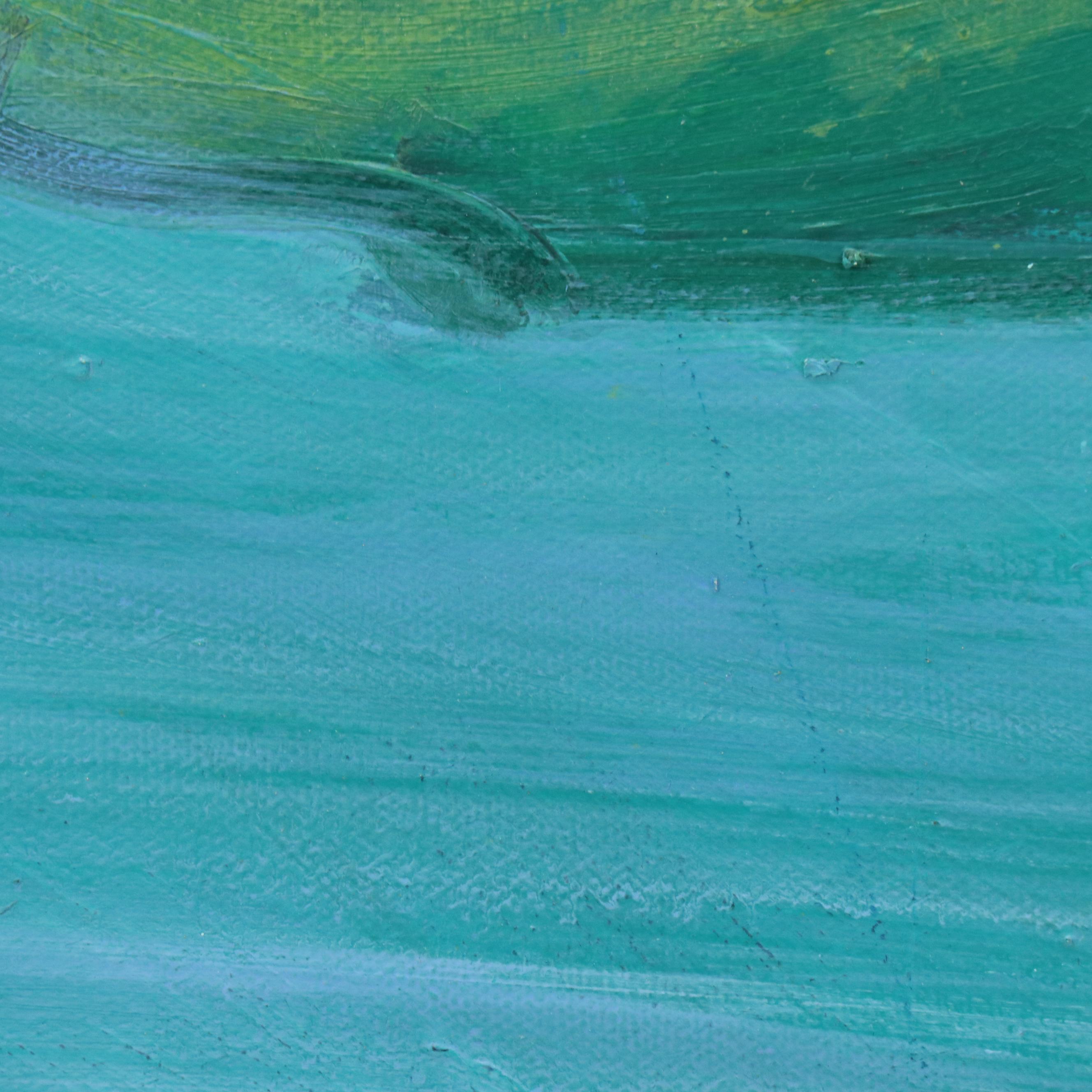 Janice Guttman Stylized Landscape Acrylic Painting, 2000