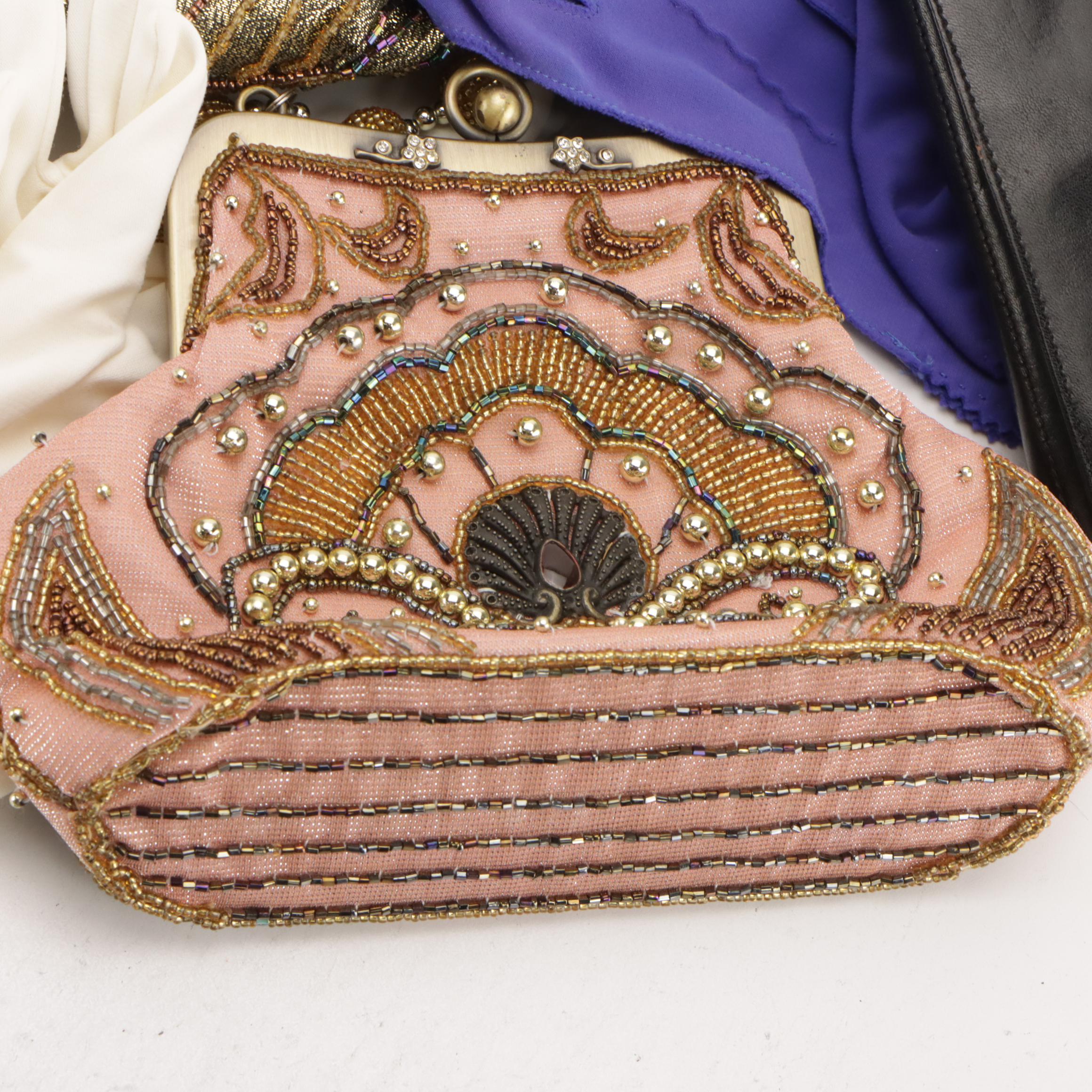 White House Black Market and Other Evening Bags, Pouches, Gloves & More