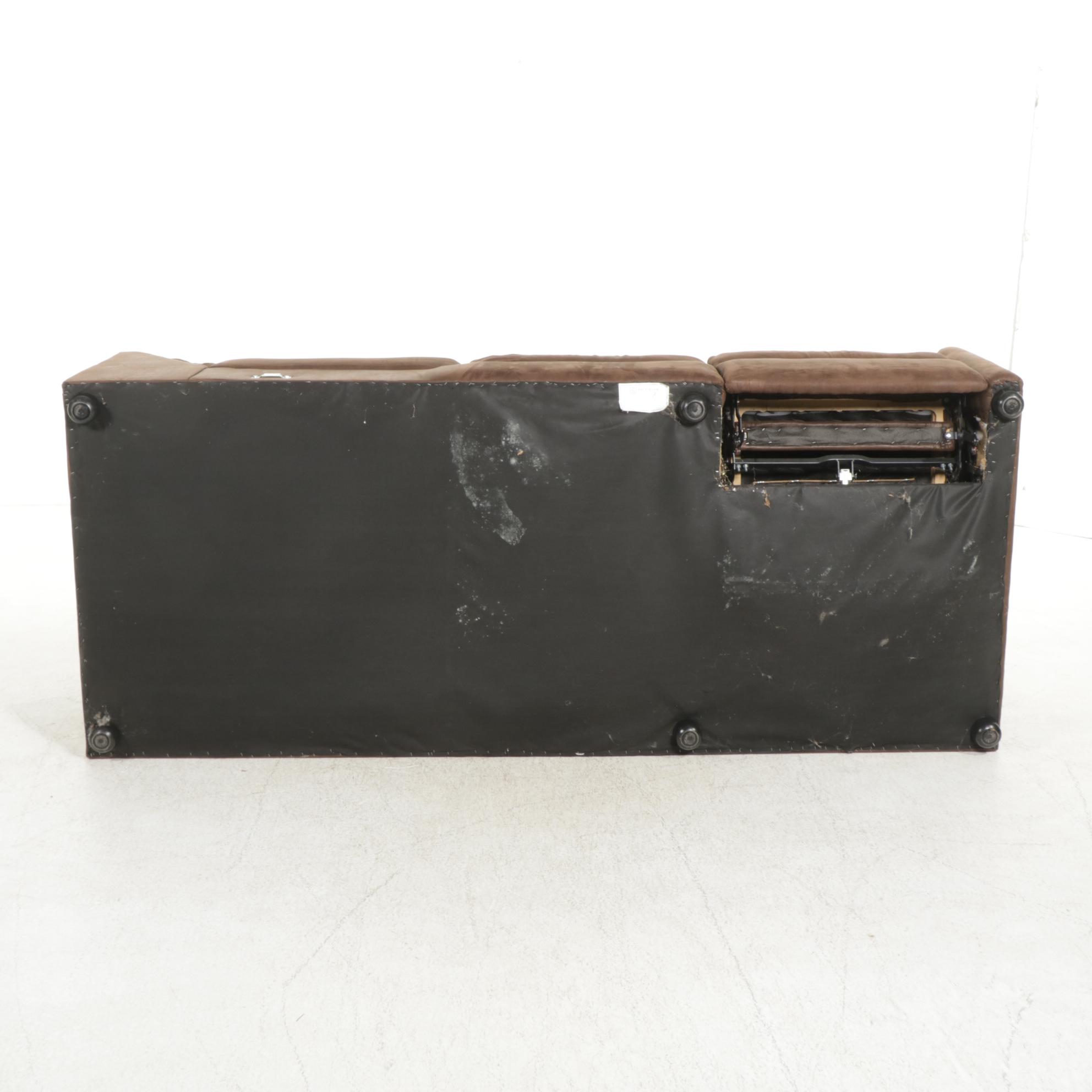 FrontRoom Furnishings Sectional Recliner Sofa