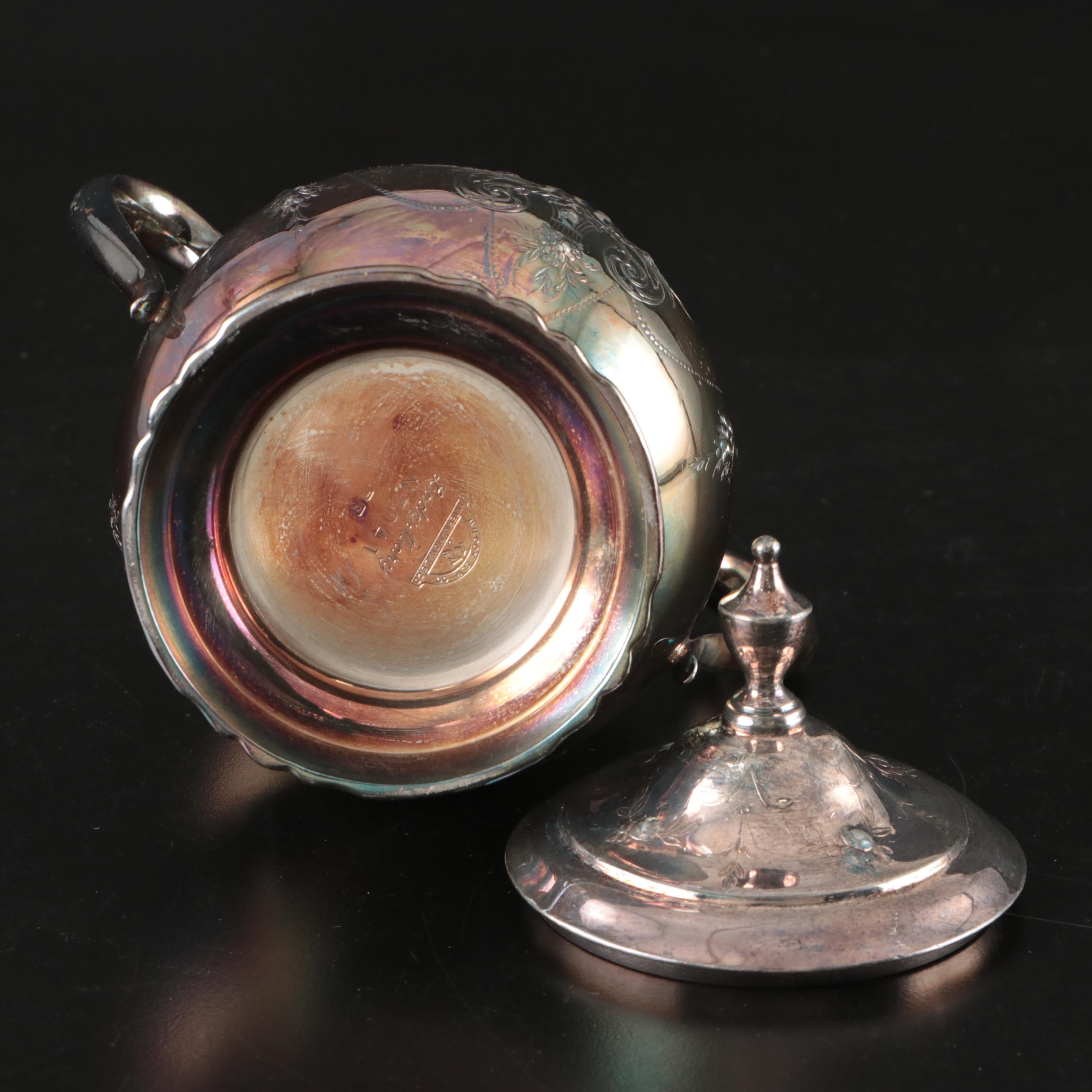 Wallace "Waltz of Spring" Sterling Spoon with Silver Plate Serveware and More