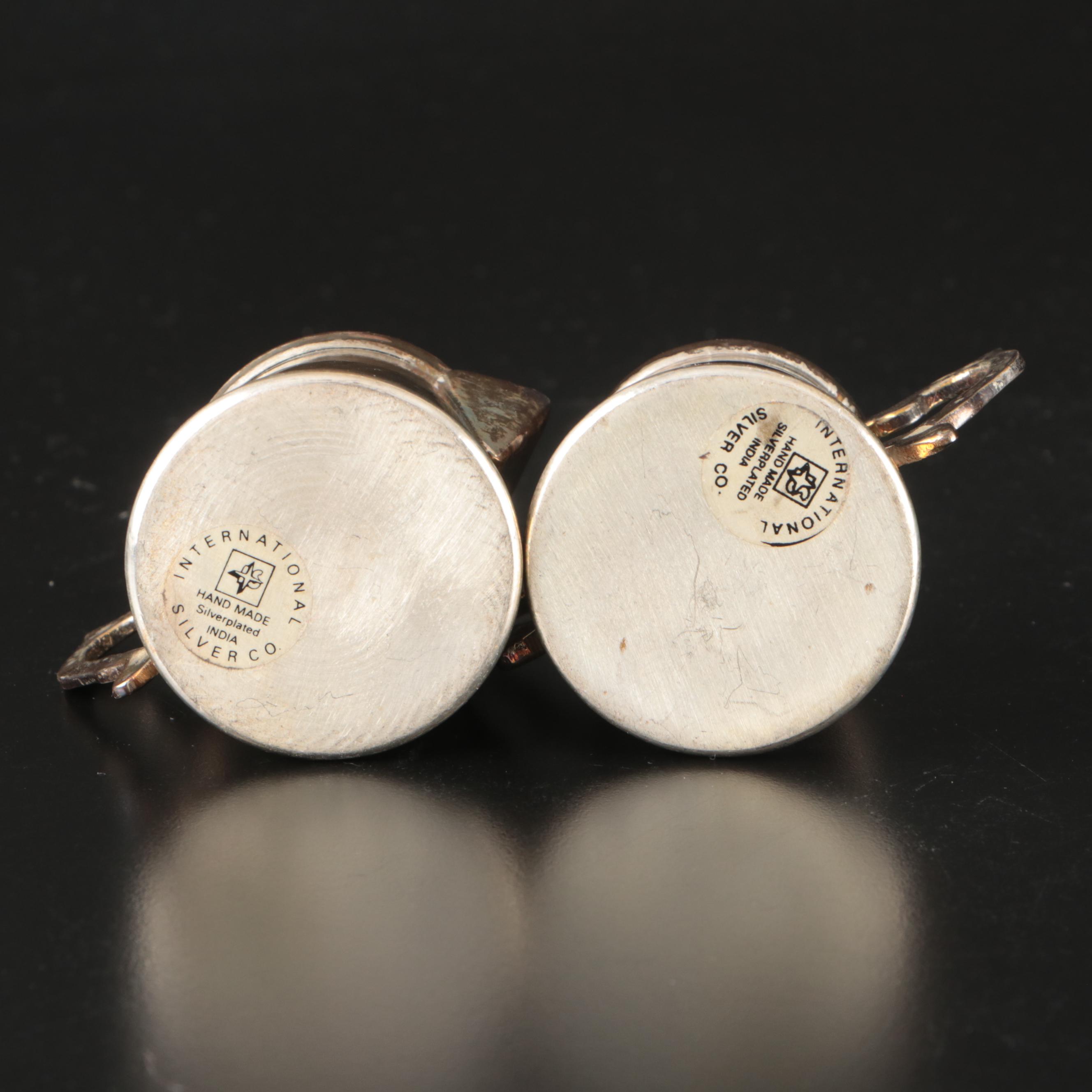 Wallace "Waltz of Spring" Sterling Spoon with Silver Plate Serveware and More