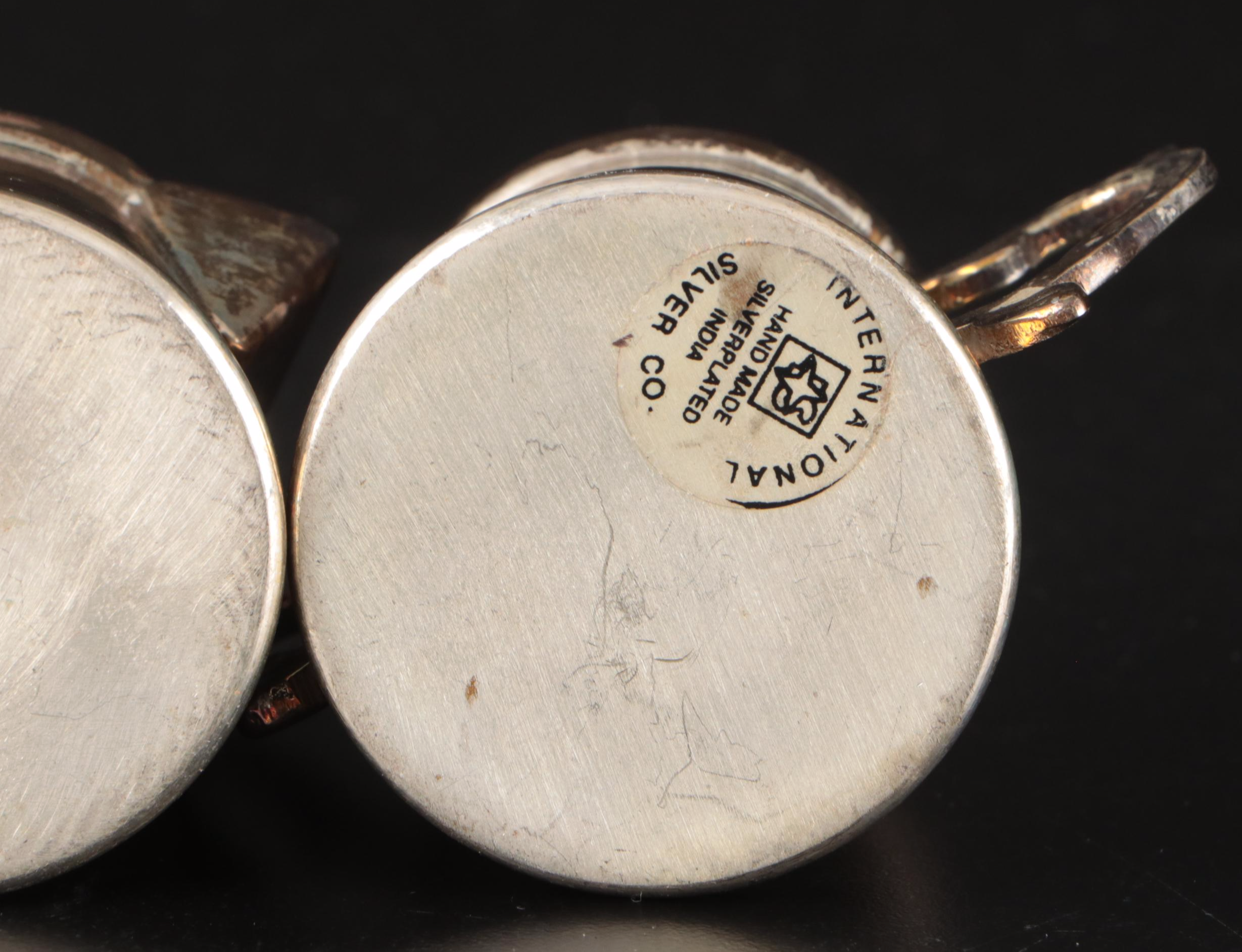 Wallace "Waltz of Spring" Sterling Spoon with Silver Plate Serveware and More