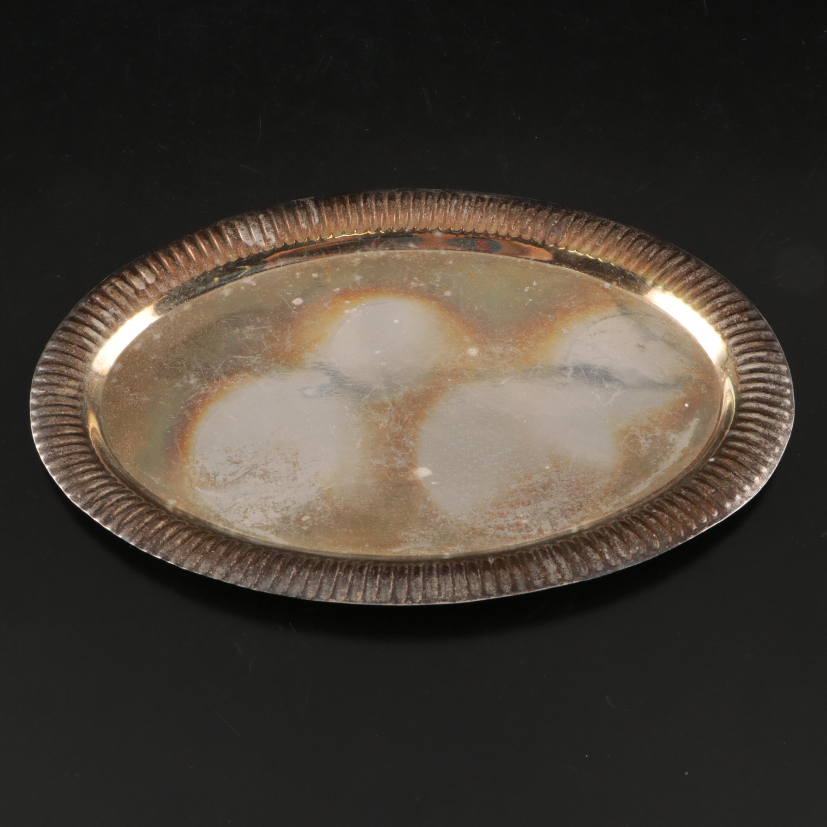 Wallace "Waltz of Spring" Sterling Spoon with Silver Plate Serveware and More