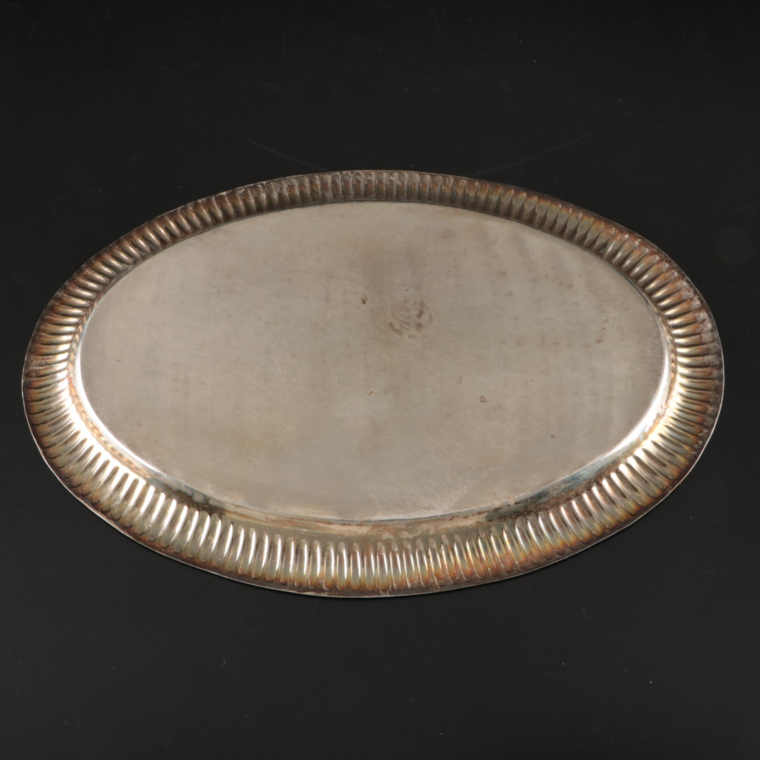 Wallace "Waltz of Spring" Sterling Spoon with Silver Plate Serveware and More