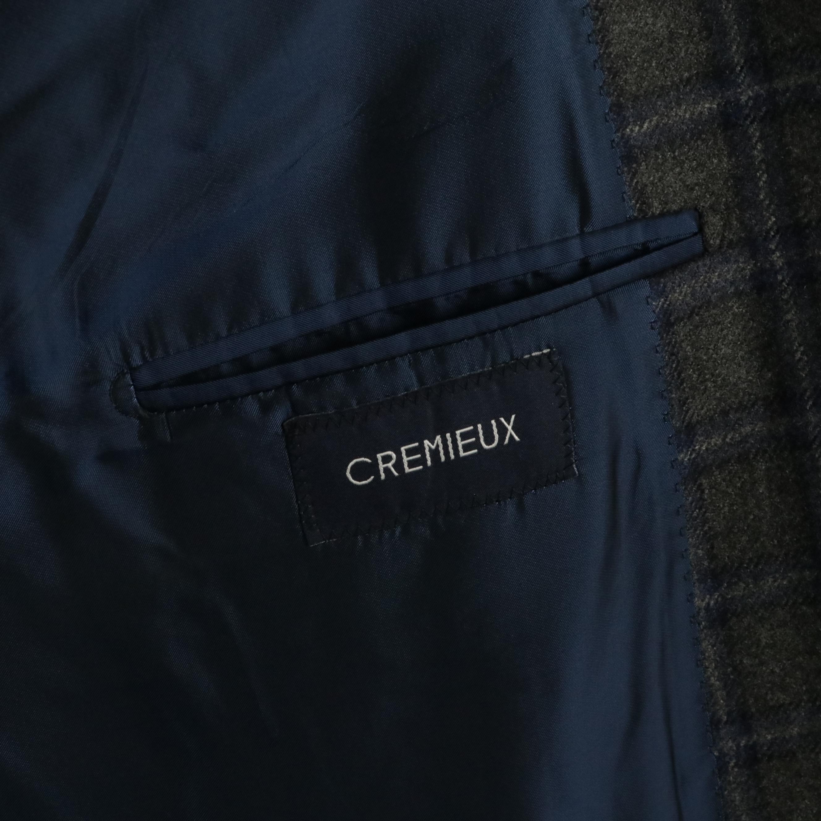 Men's Cremieux Collection Plaid Wool and Cashmere Blazer
