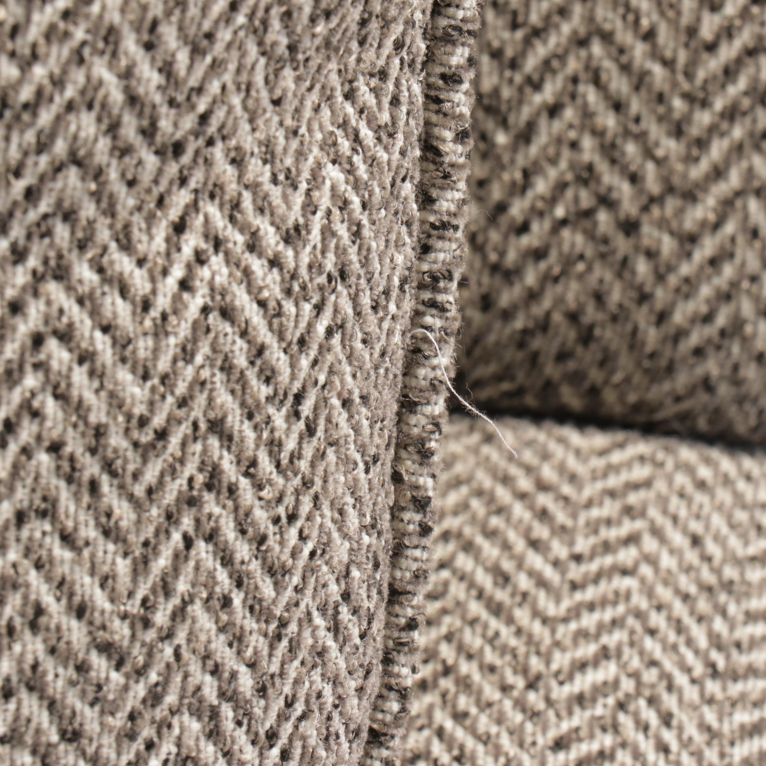 Hickory White Grey Upholstered Armchair