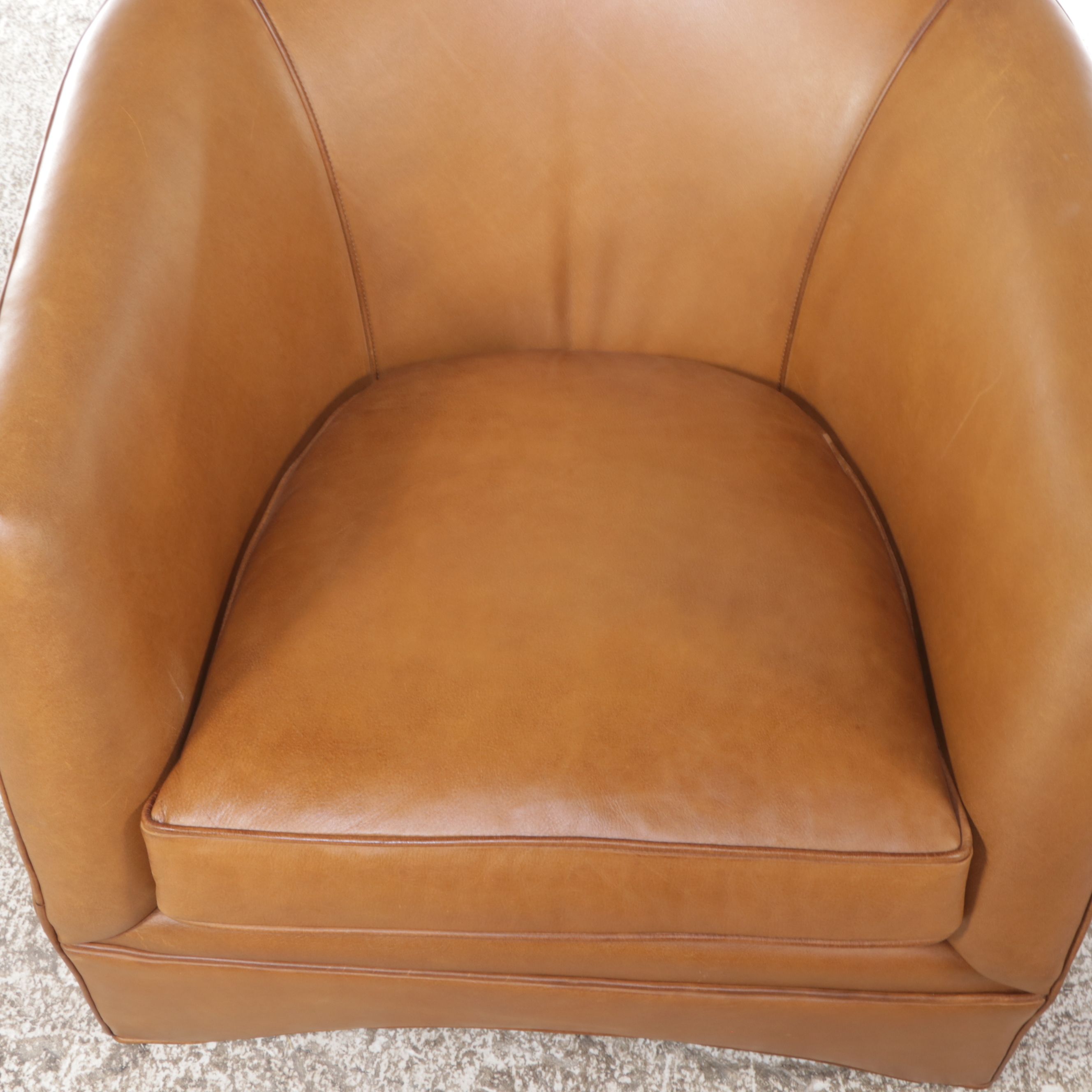 Lillian August Fine Furniture Modern Leather Armchair