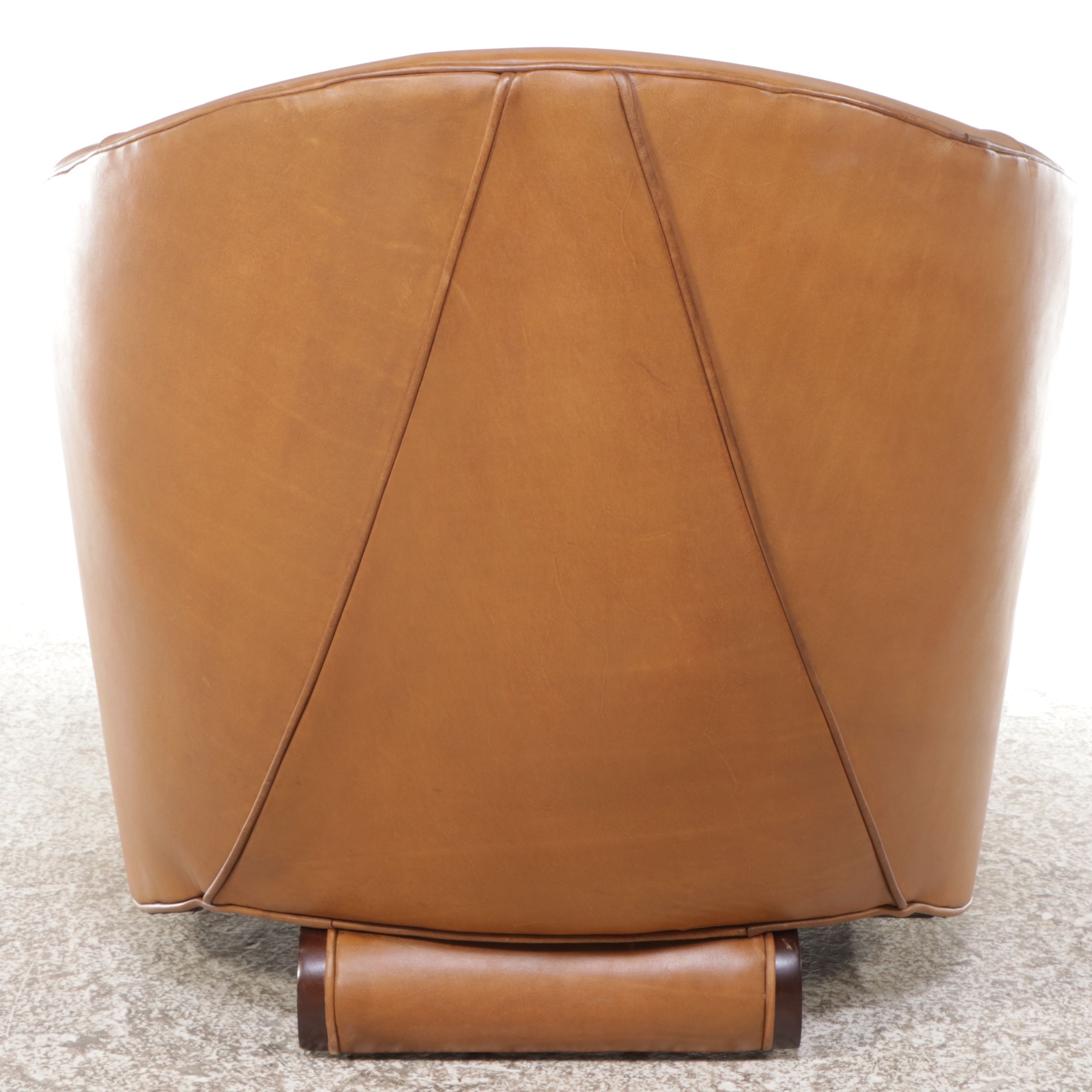 Lillian August Fine Furniture Modern Leather Armchair