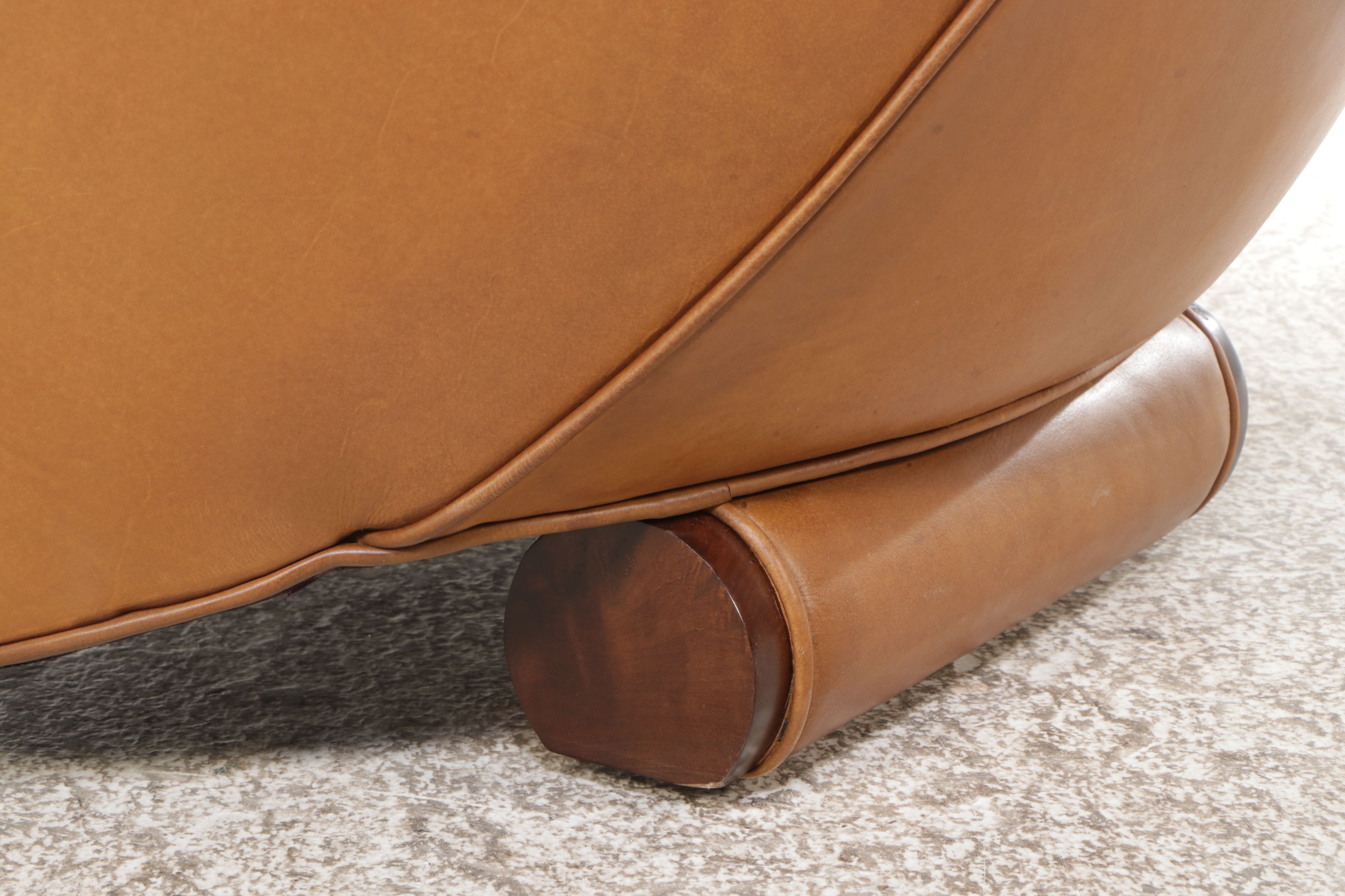 Lillian August Fine Furniture Modern Leather Armchair