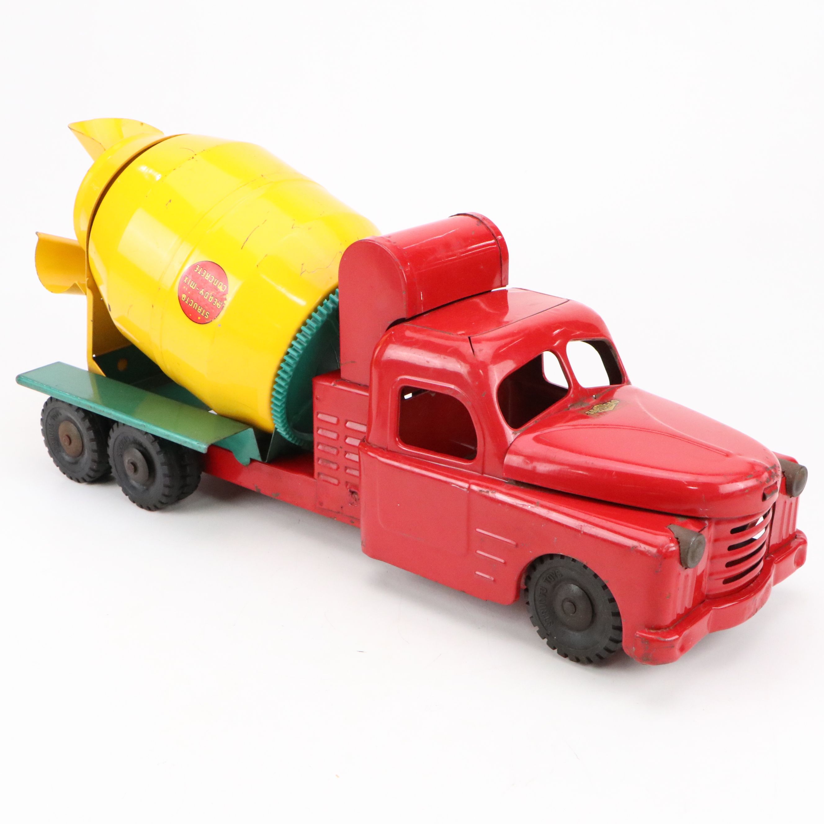 Structo Pressed Steel Ready-Mix Concrete Mixer Truck, 1950s