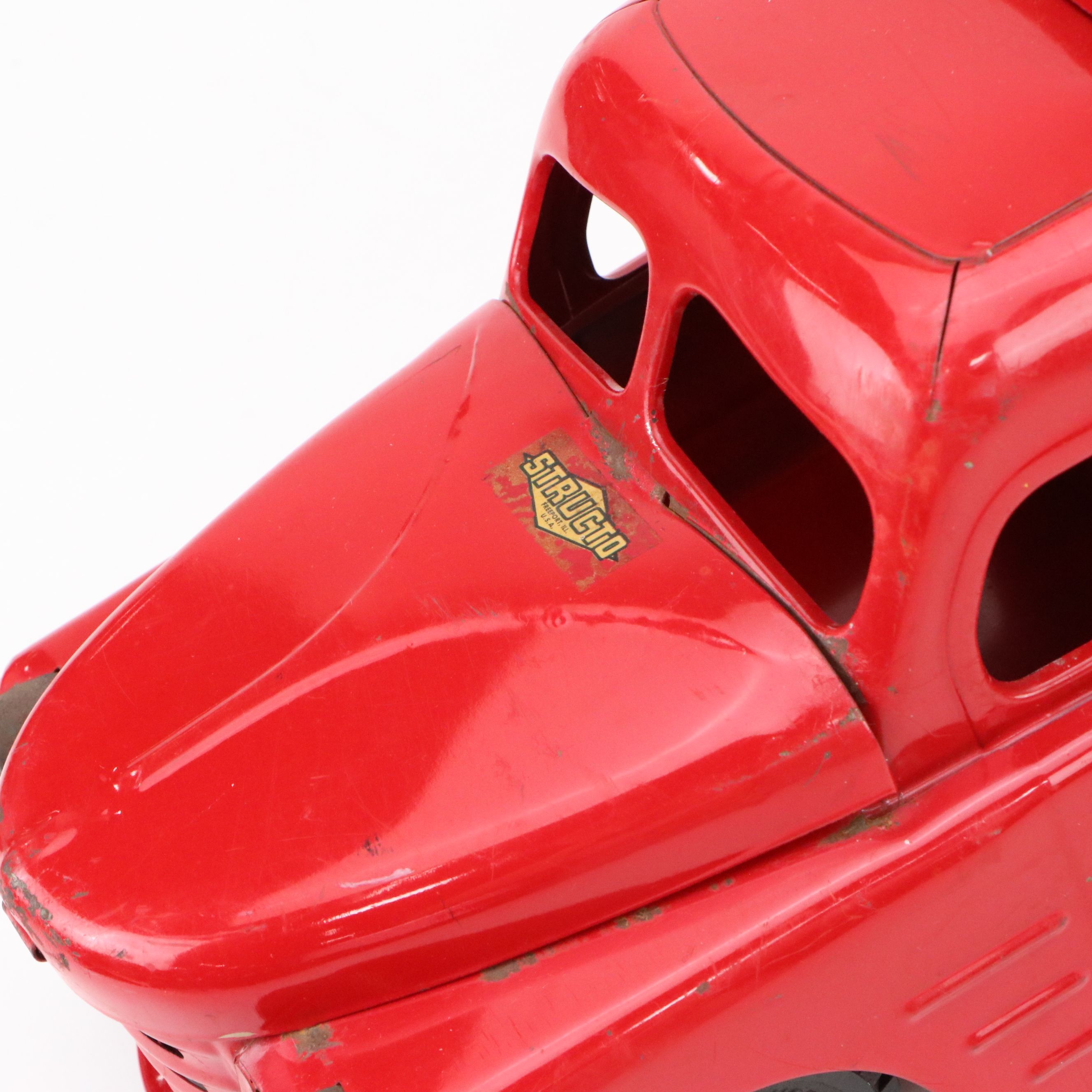 Structo Pressed Steel Ready-Mix Concrete Mixer Truck, 1950s