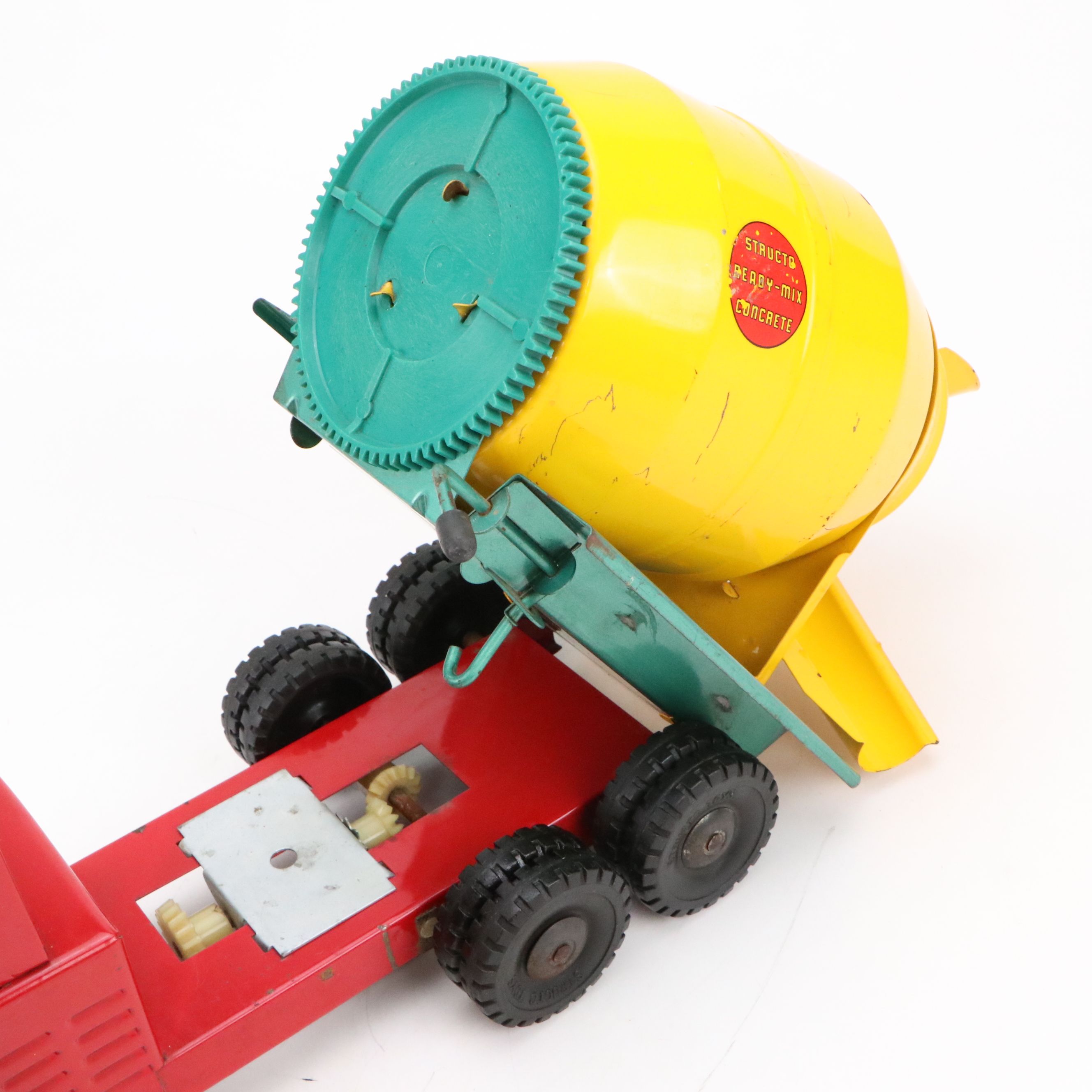 Structo Pressed Steel Ready-Mix Concrete Mixer Truck, 1950s