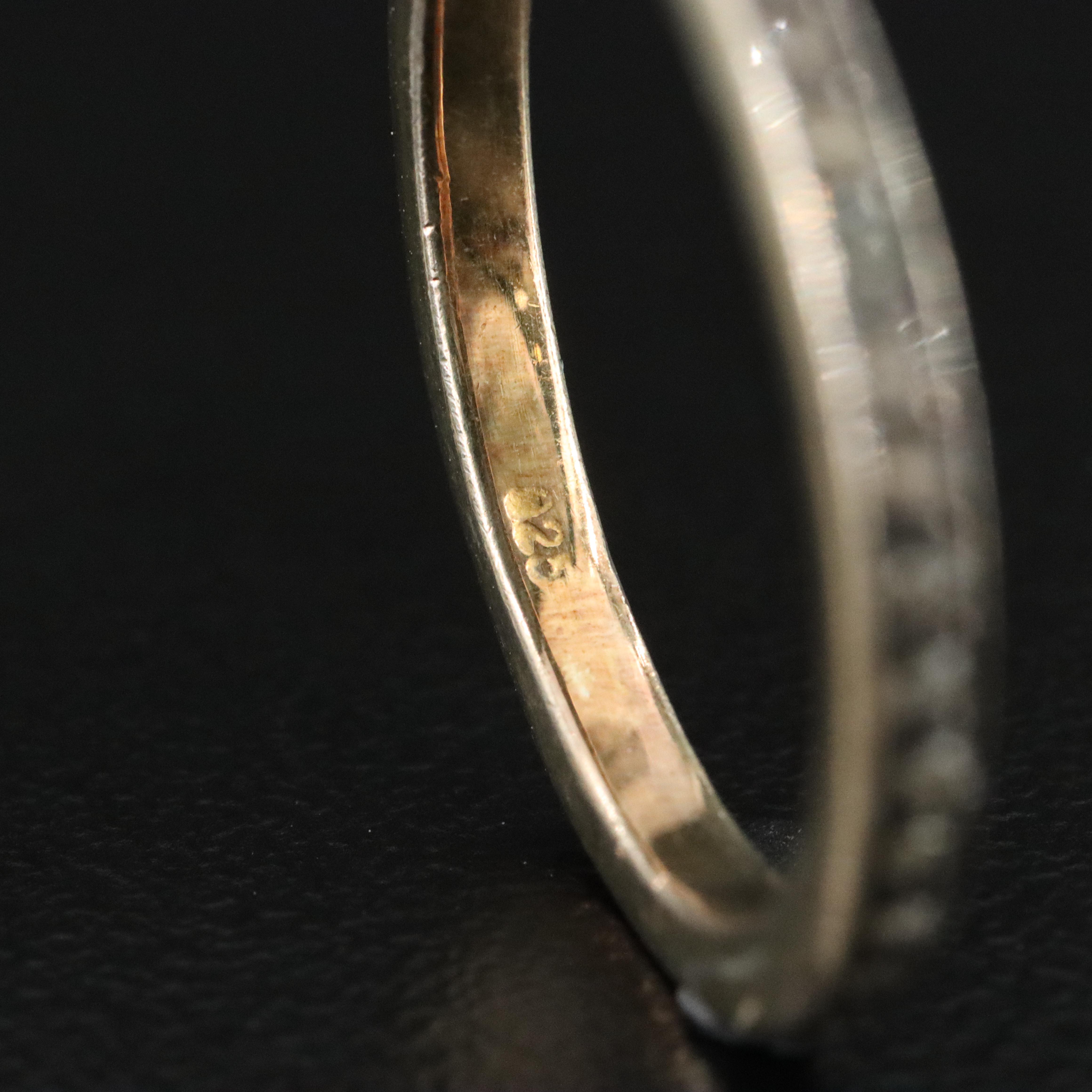 Sterling Diamond Eternity Band