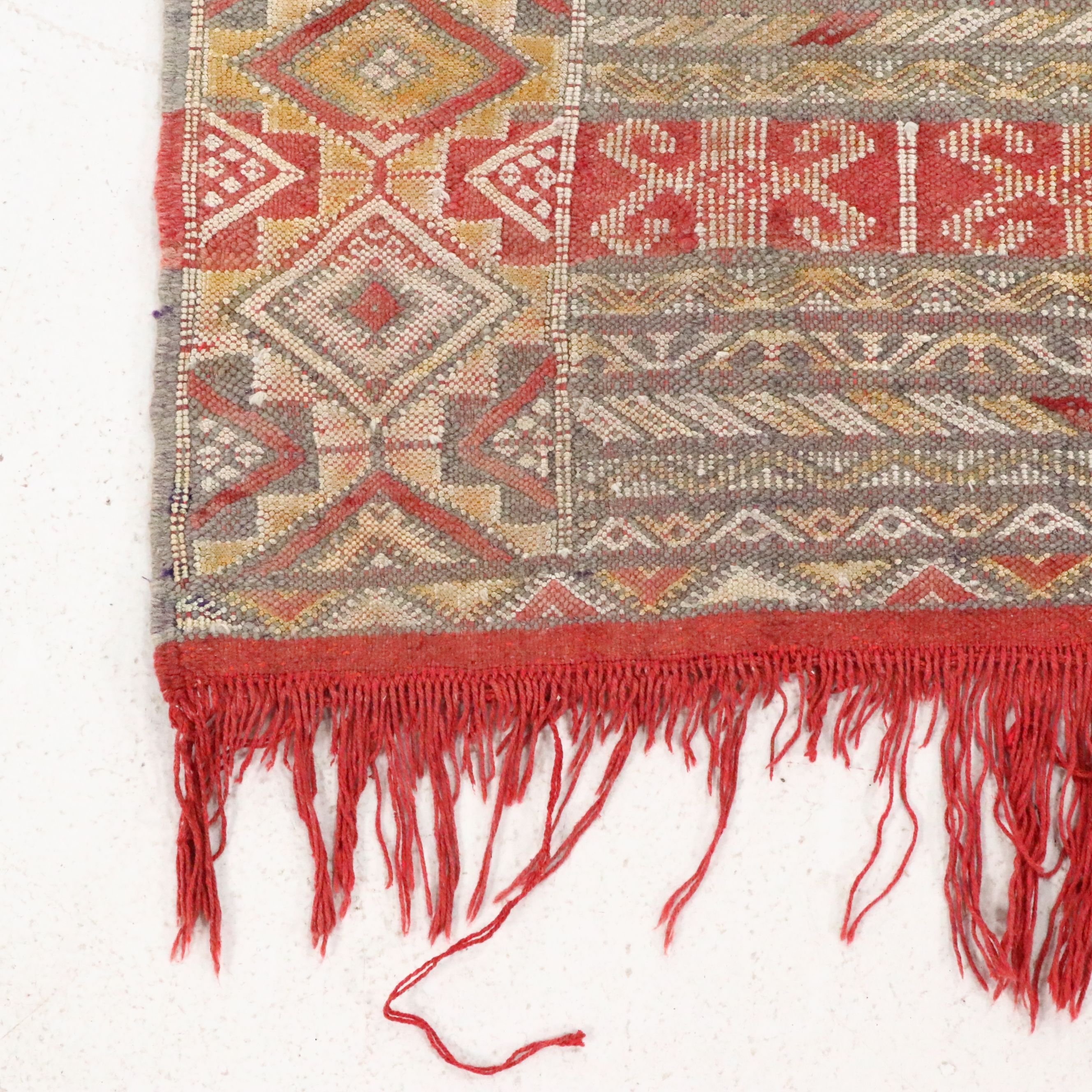 4'3 x 7'1 Handwoven Turkish Bergama Area Rug