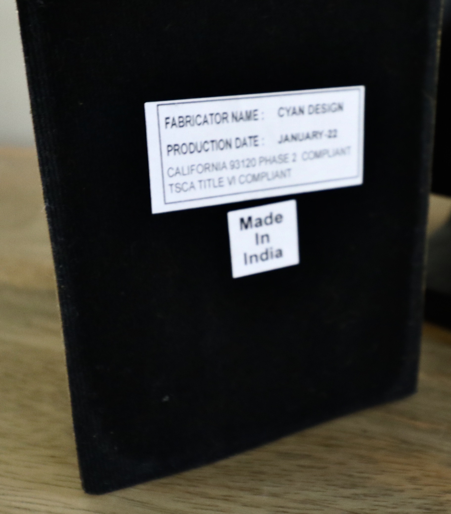 Shagreen Faux Leather Trays, Cyan Design Metal Bookends and Office Décor