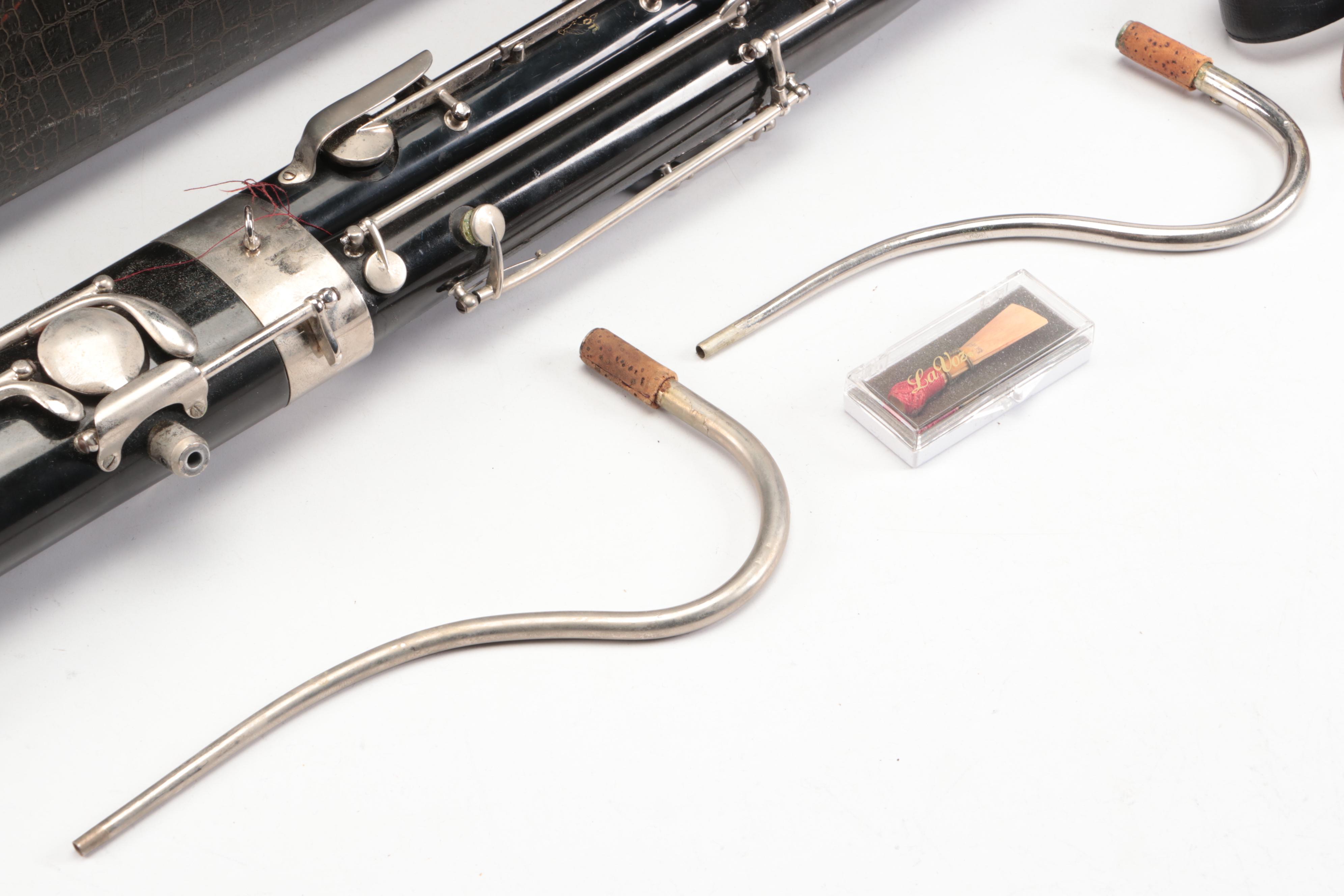 Linton Wood and Metal Student Bassoon in Leather Case