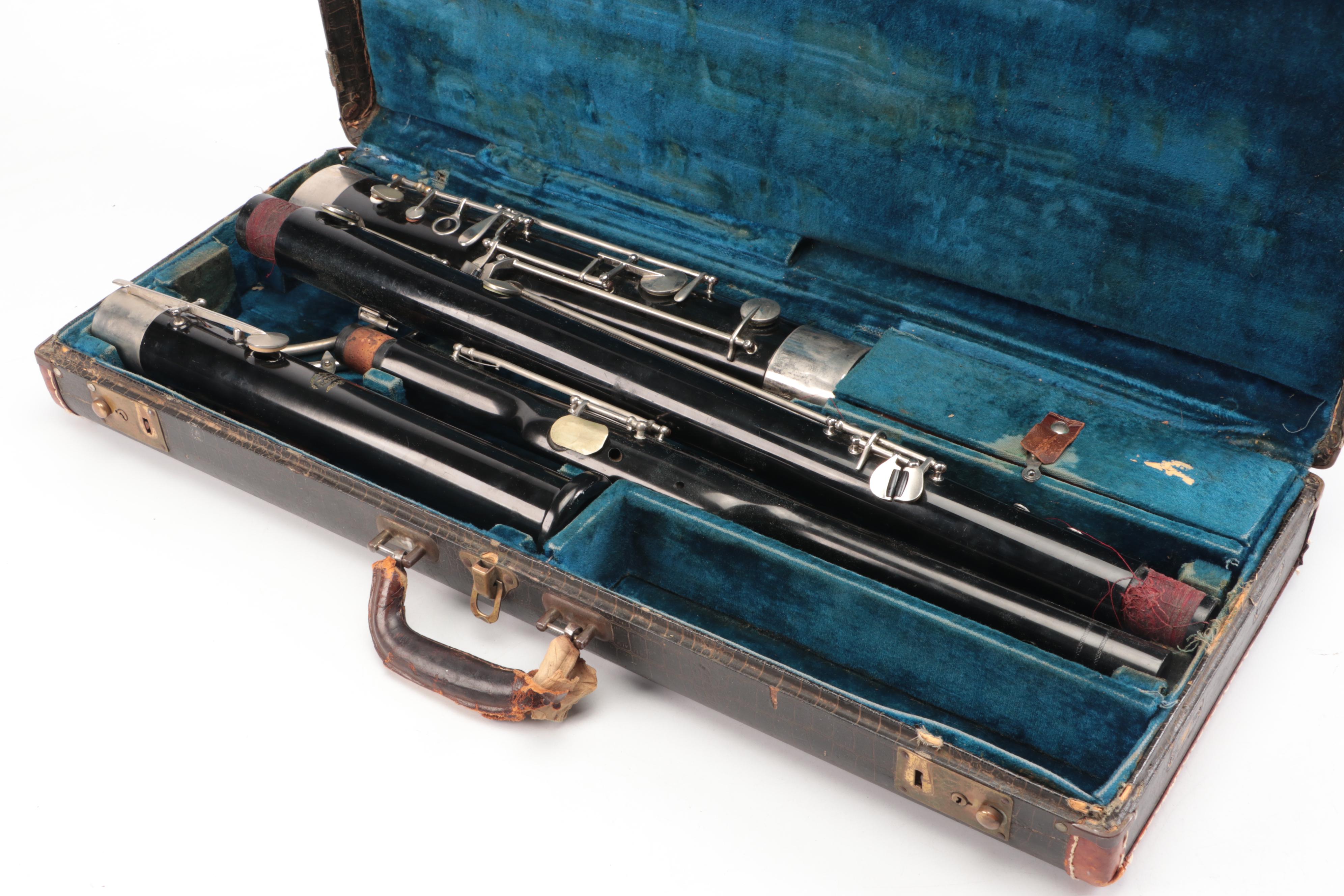 Linton Wood and Metal Student Bassoon in Leather Case