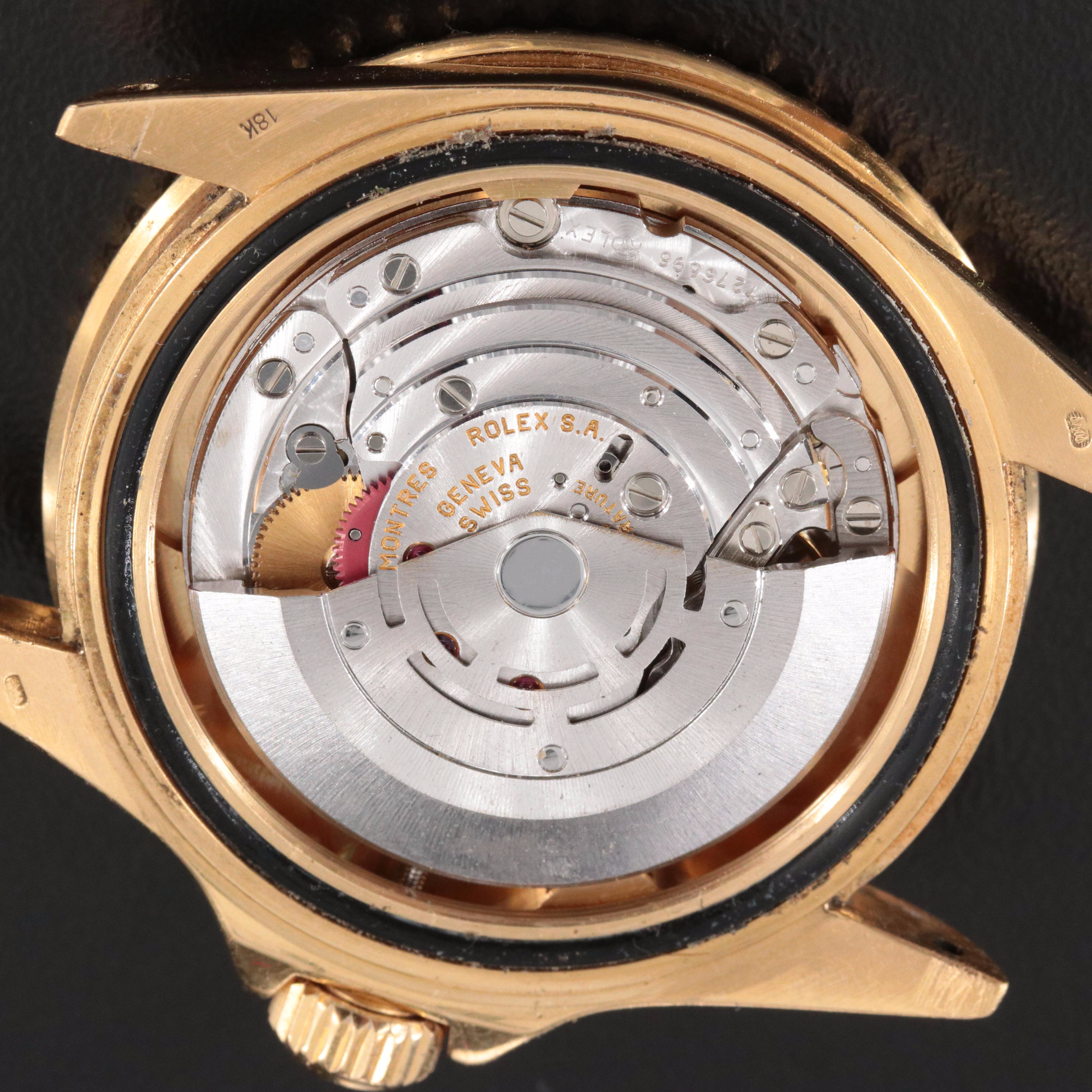 1987 Rolex Submariner Date Custom Diamond and Sapphire Dial Model 16618 Watch