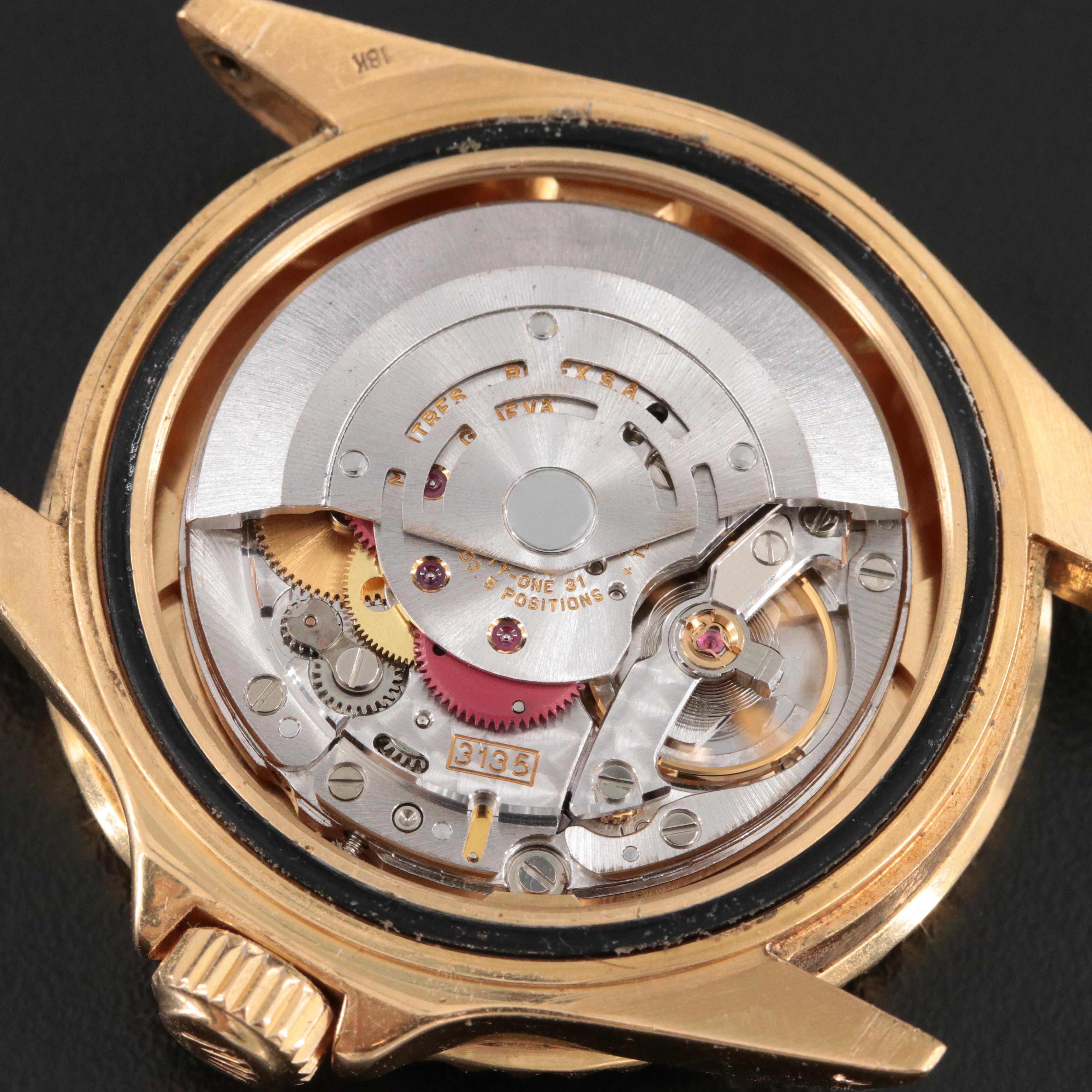 1987 Rolex Submariner Date Custom Diamond and Sapphire Dial Model 16618 Watch