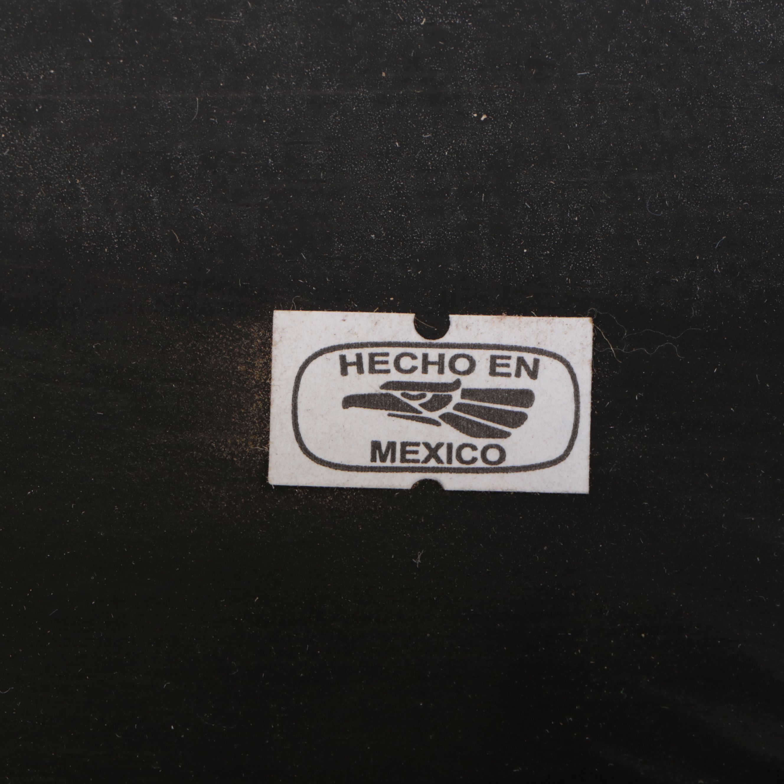 Mexican Hammered Copper Top and Metal Oval Dining Table