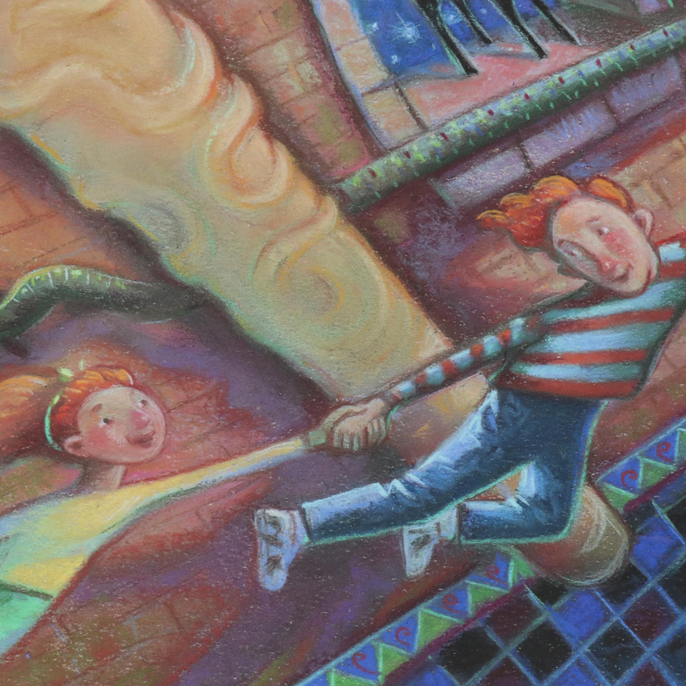 Mary GrandPré Giclée "Harry Potter and the Chamber of Secrets," 21st Century