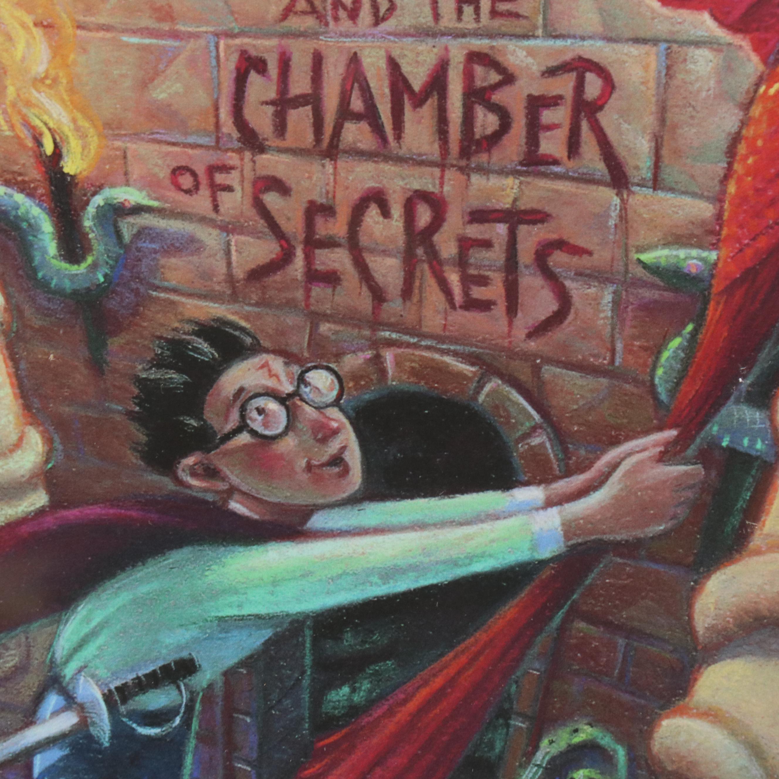 Mary GrandPré Giclée "Harry Potter and the Chamber of Secrets," 21st Century